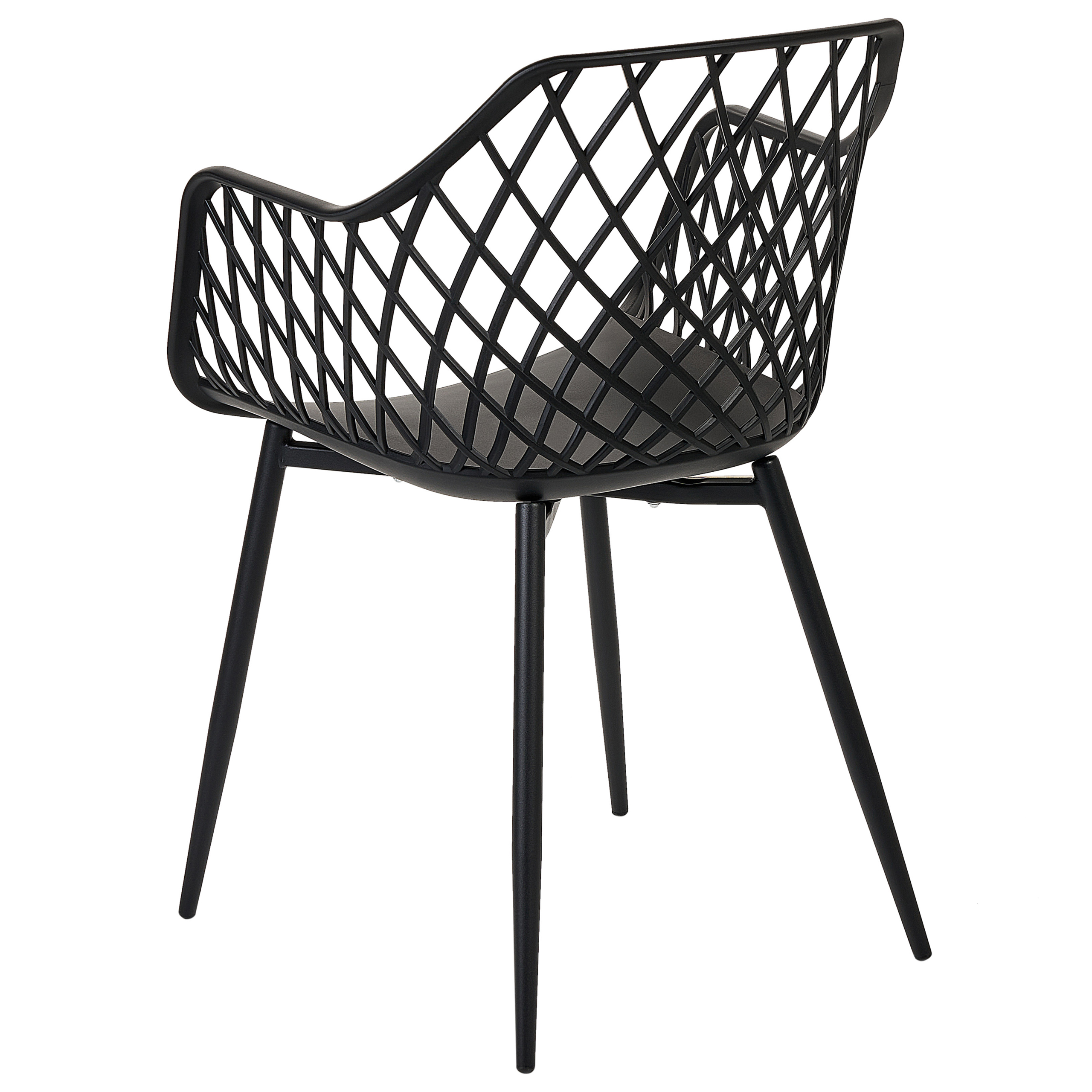 Set of 2 NASHUA II dining chairs Black [5]