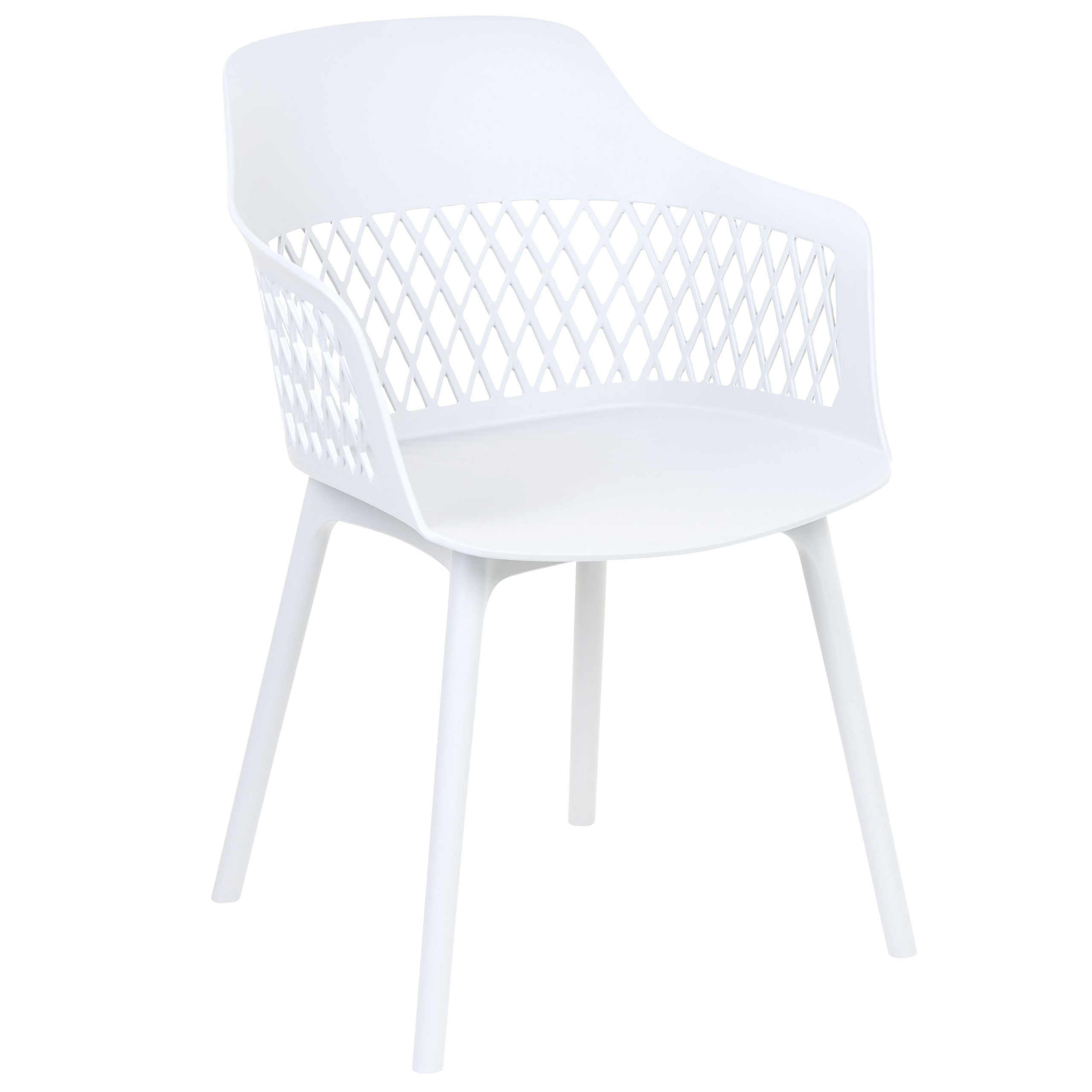 Set de 2 scaune dining ALMIRA Alb [4]