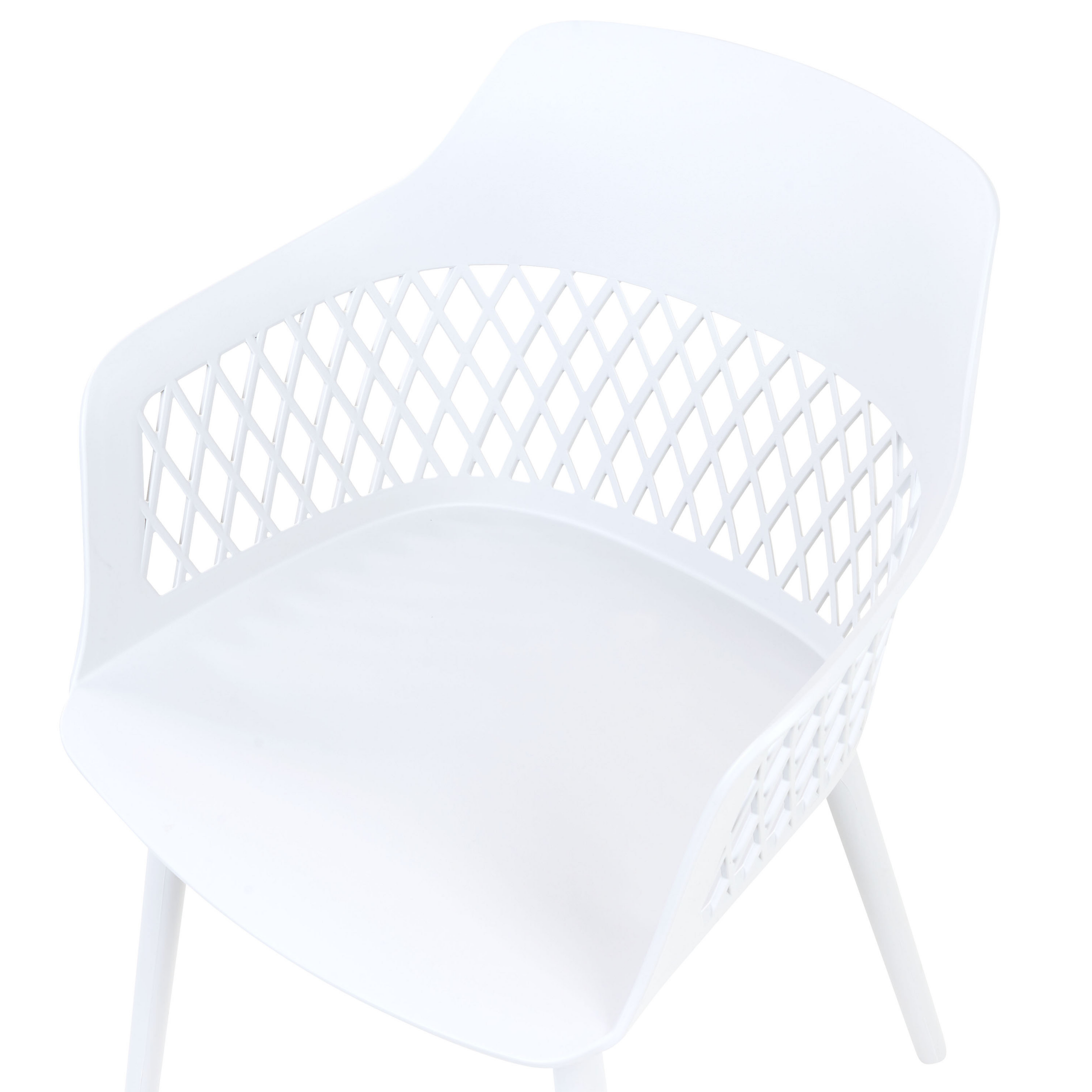 Set de 2 scaune dining ALMIRA Alb [6]