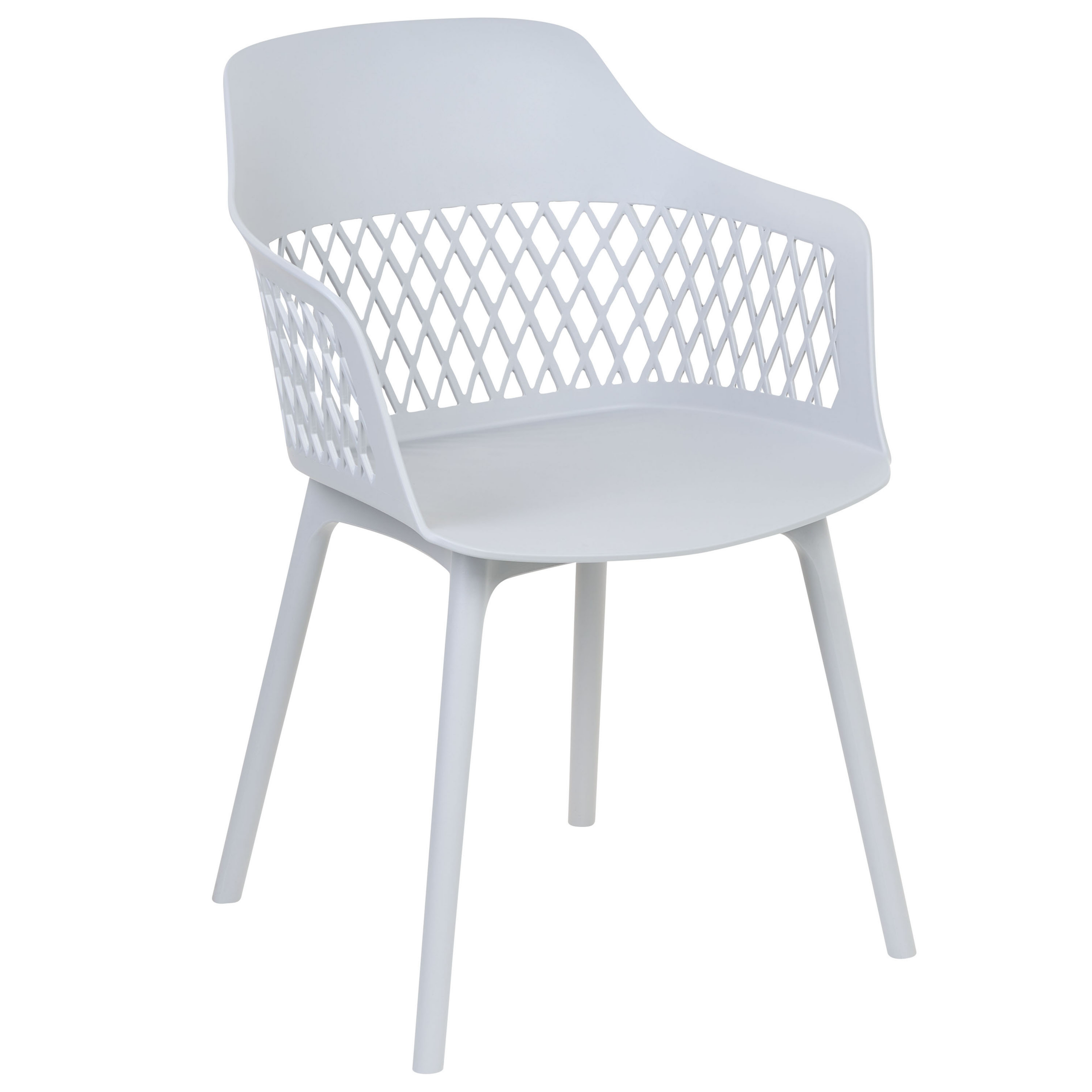 Set of 2 dining chairs ALMIRA Light Grey [4]