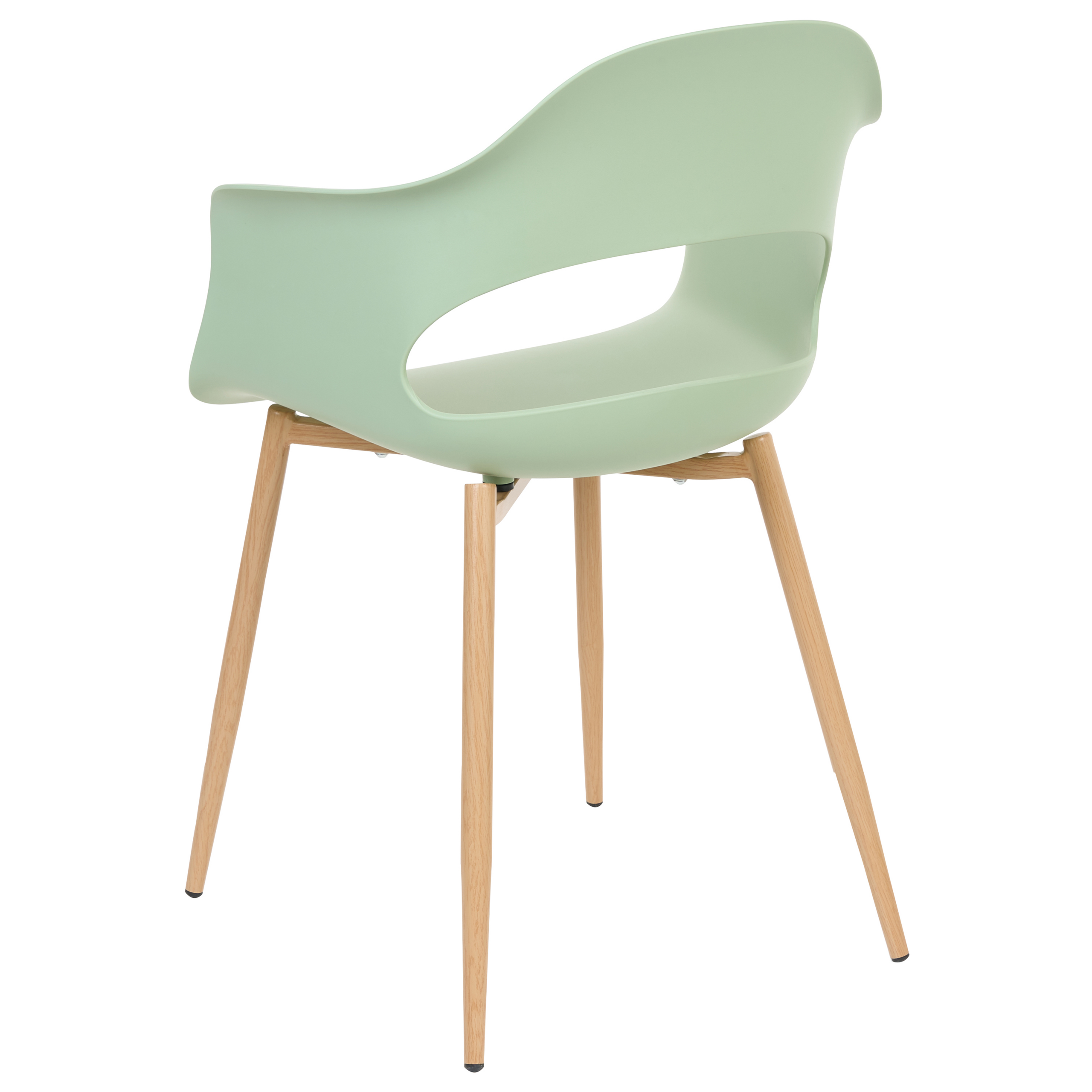 Set of 2 Dining Chairs UTICA Light Green [6]