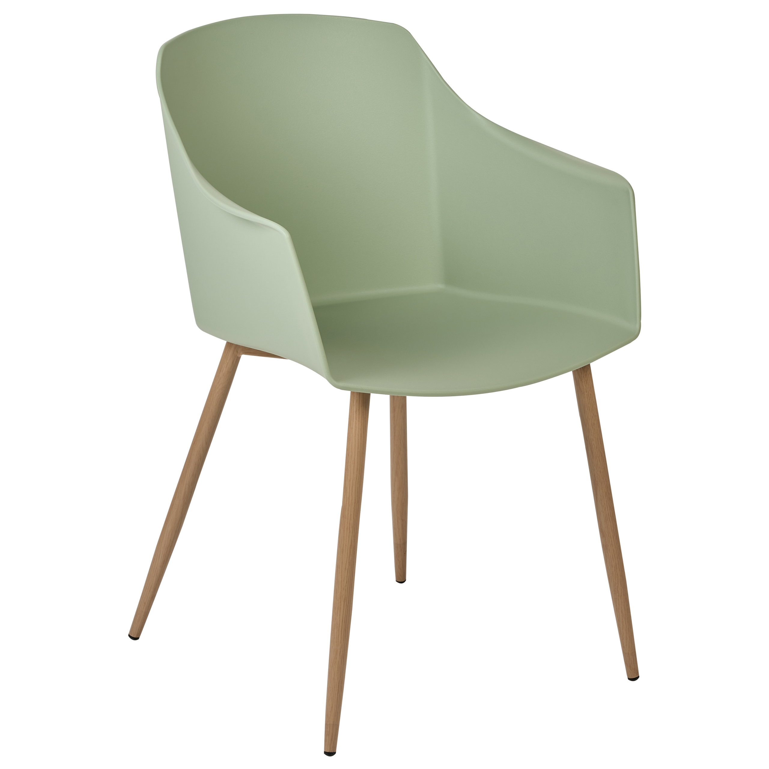 Set de 2 scaune dining FONDA II Verde deschis [4]