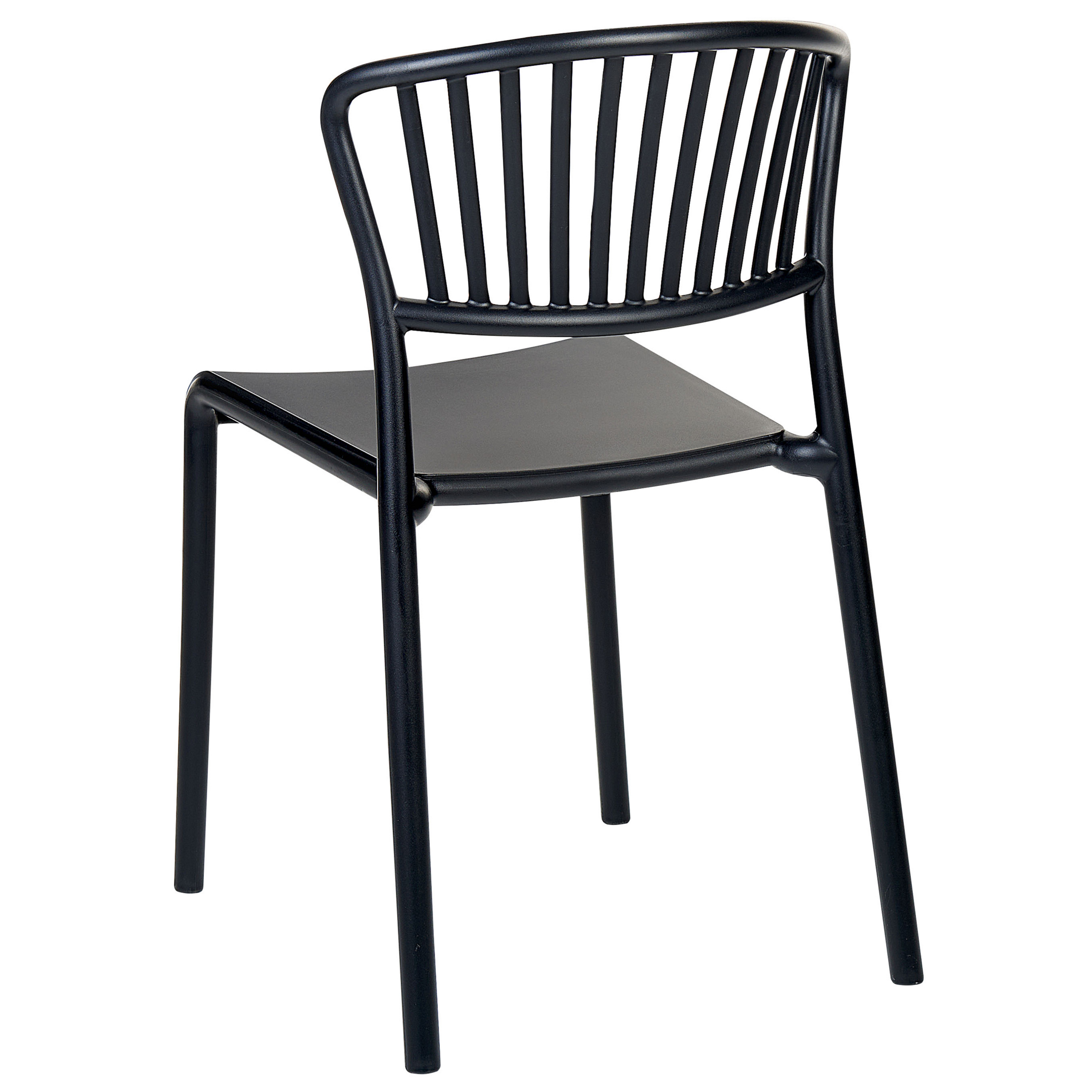 Set of 4 garden chairs GELA Black [6]
