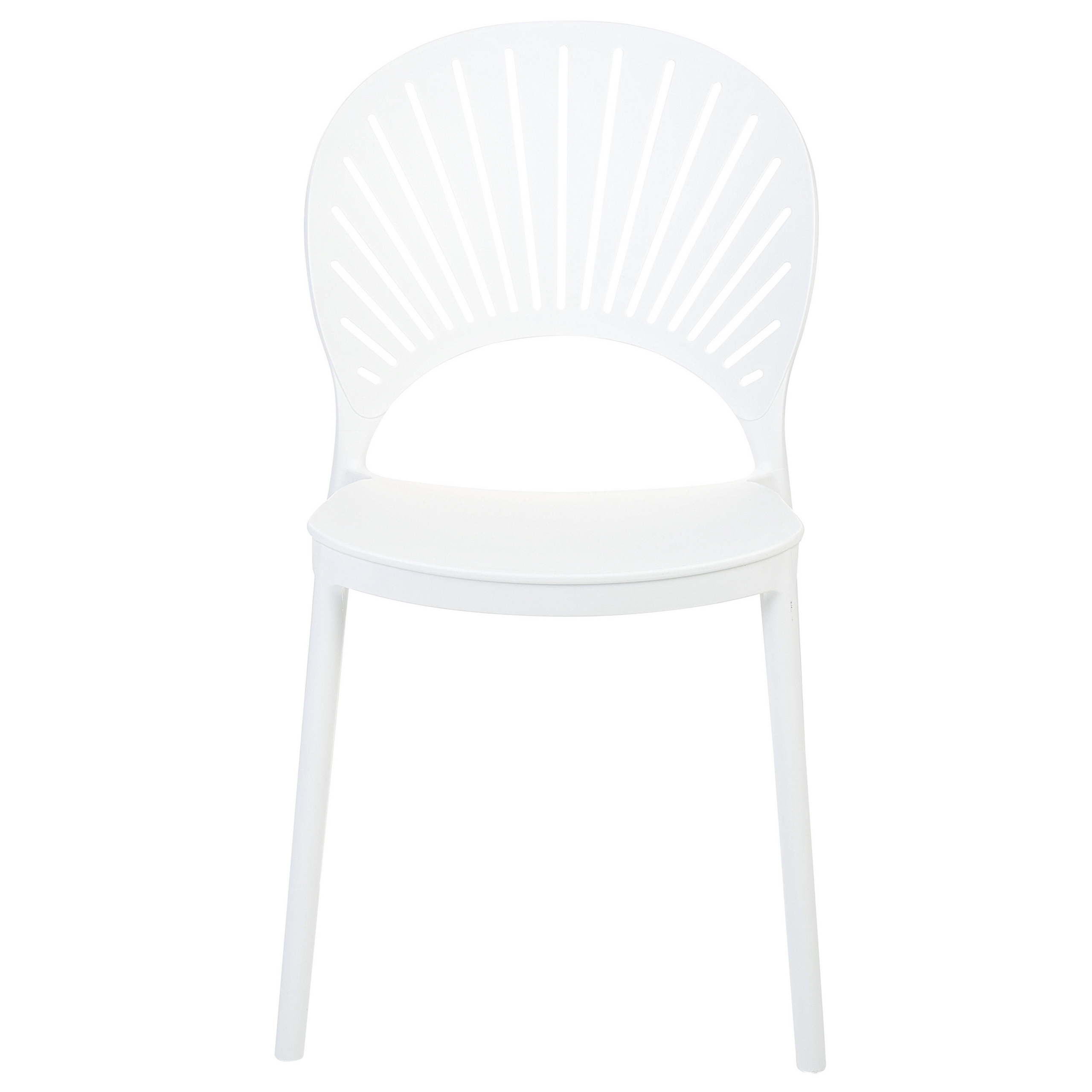 Set of 4 garden chairs OSTIA White [5]