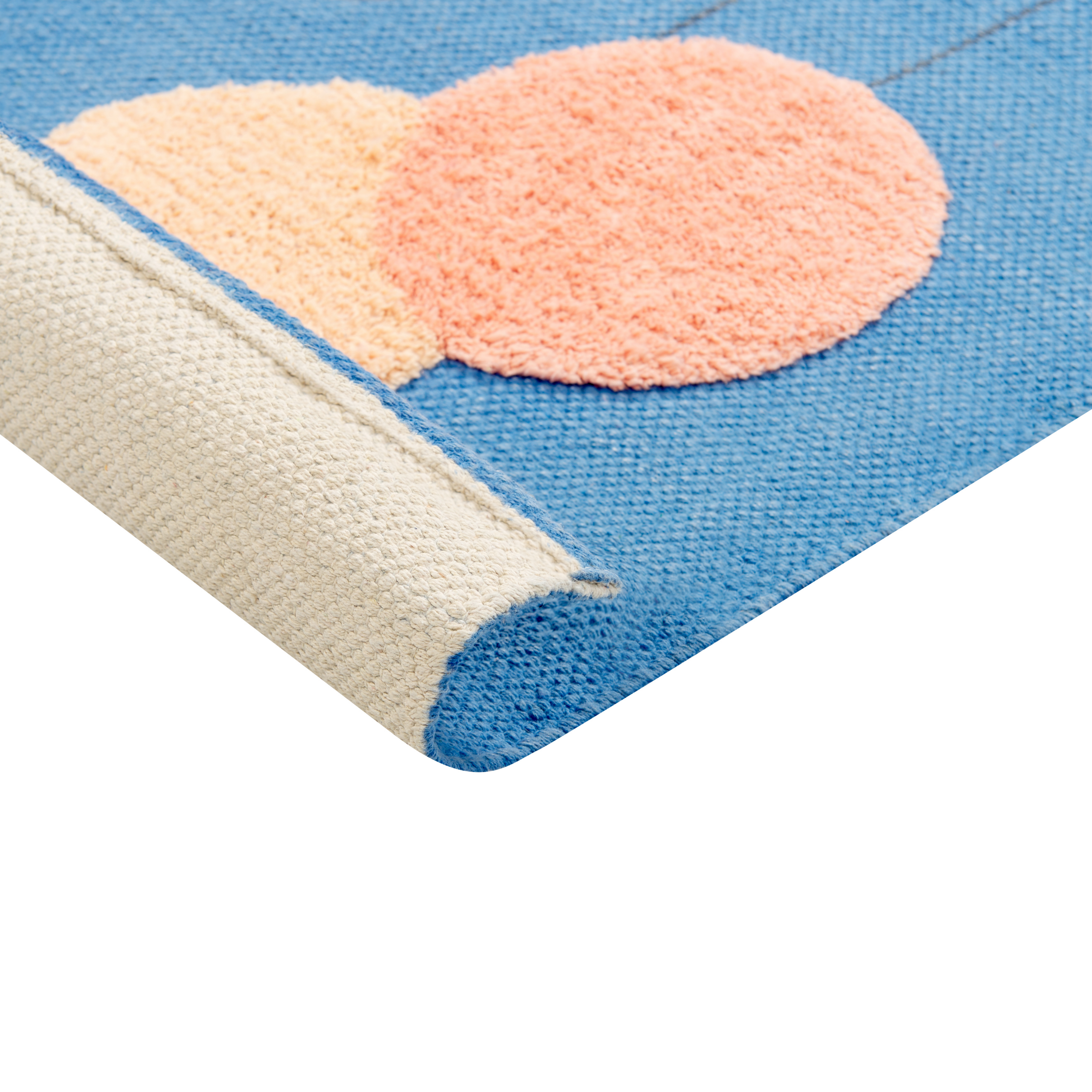 Covor pentru copii BALABANG Albastru 80 x 150 cm Bumbac [5]