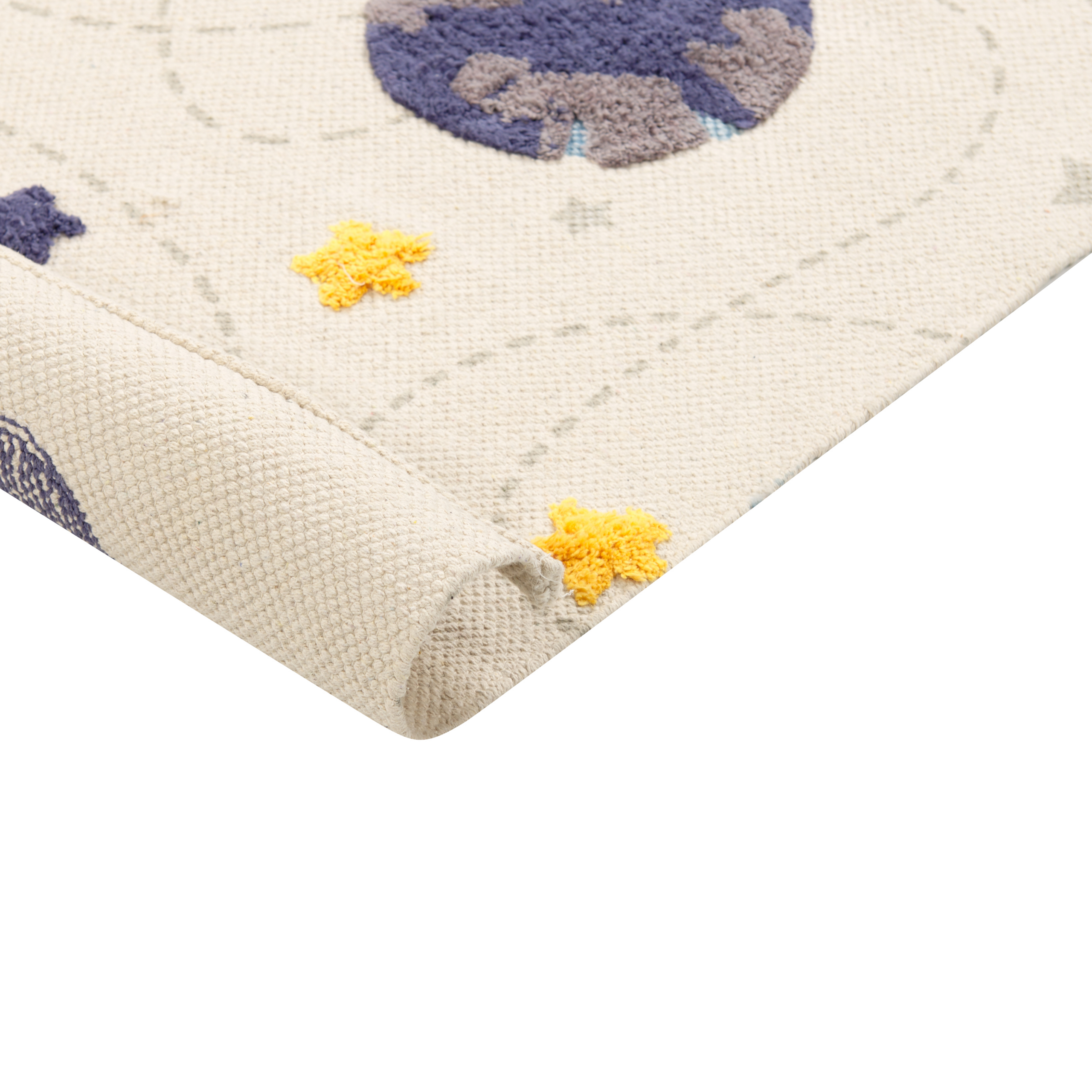 Covor pentru copii LANGSA Bej 80 x 150 cm Bumbac [5]