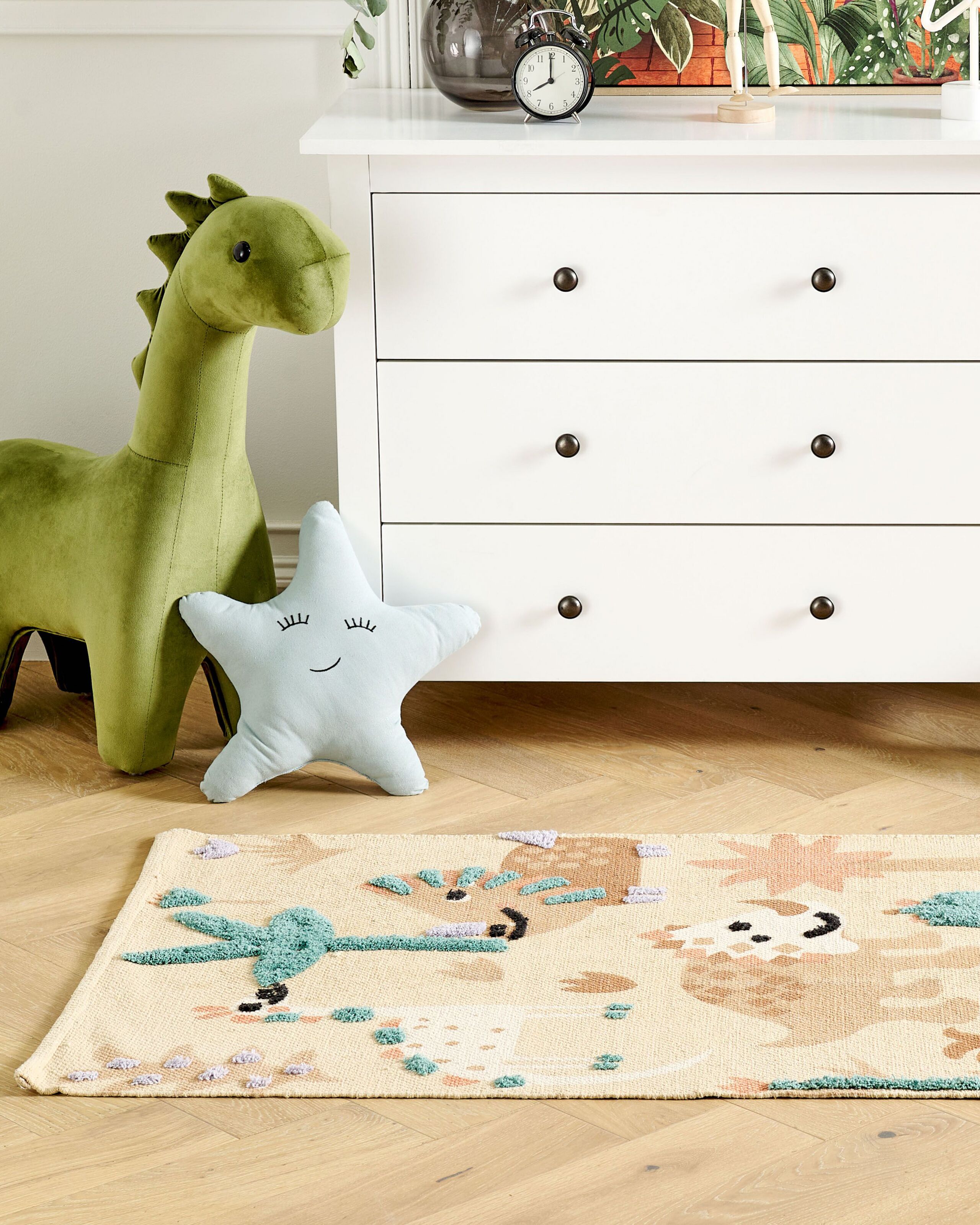 Covor pentru camera copilului - Covor pentru copii STABAT Multicolor 80 x 150 cm Bumbac