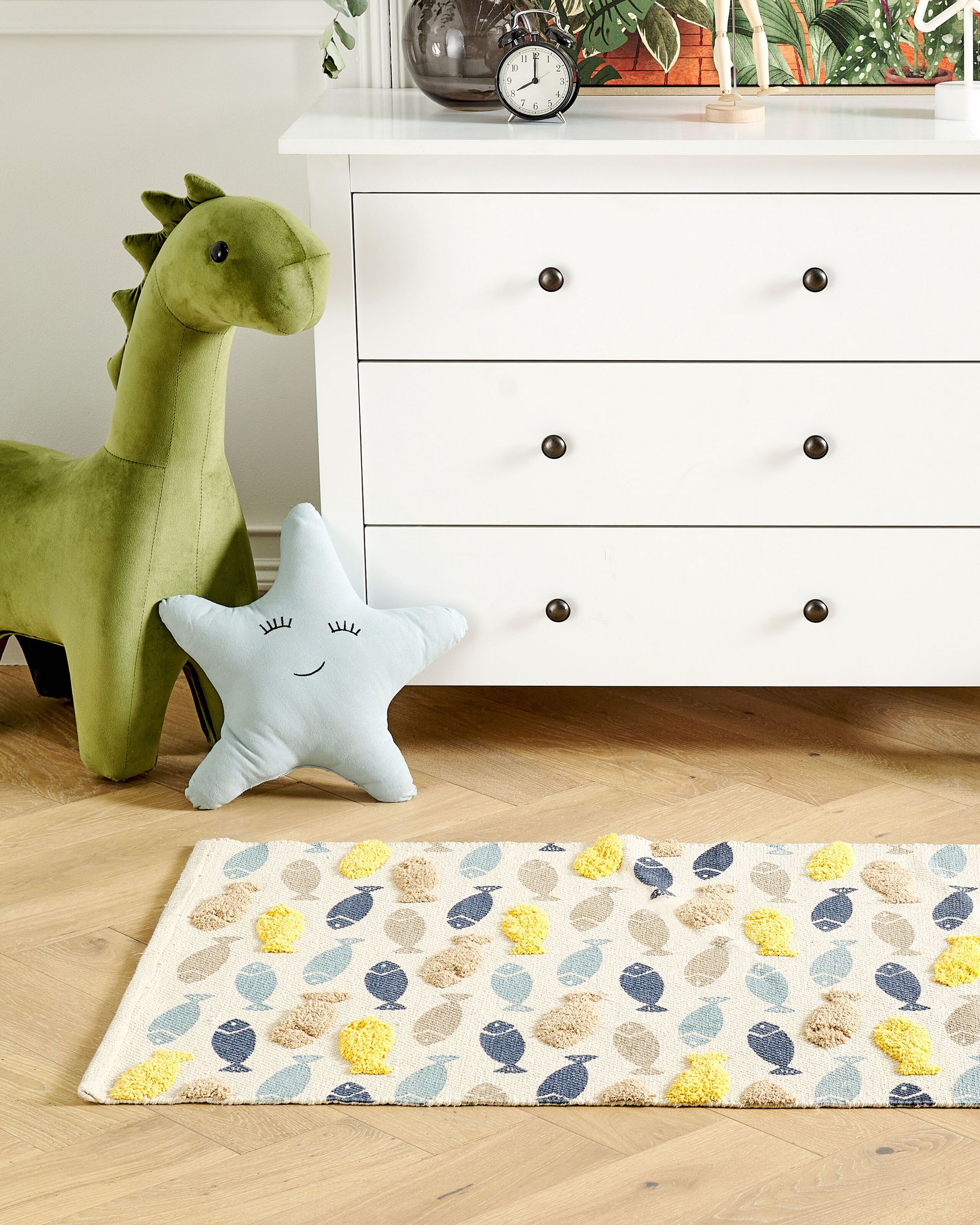 Covor pentru camera copilului - Covor pentru copii IPUH Multicolor 80 x 150 cm Bumbac