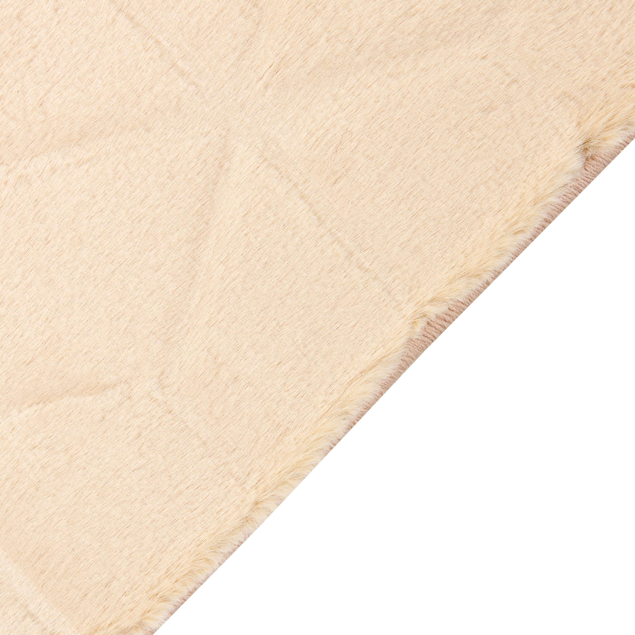 THATTA Beige faux fur rug 80 x 150 cm [6]