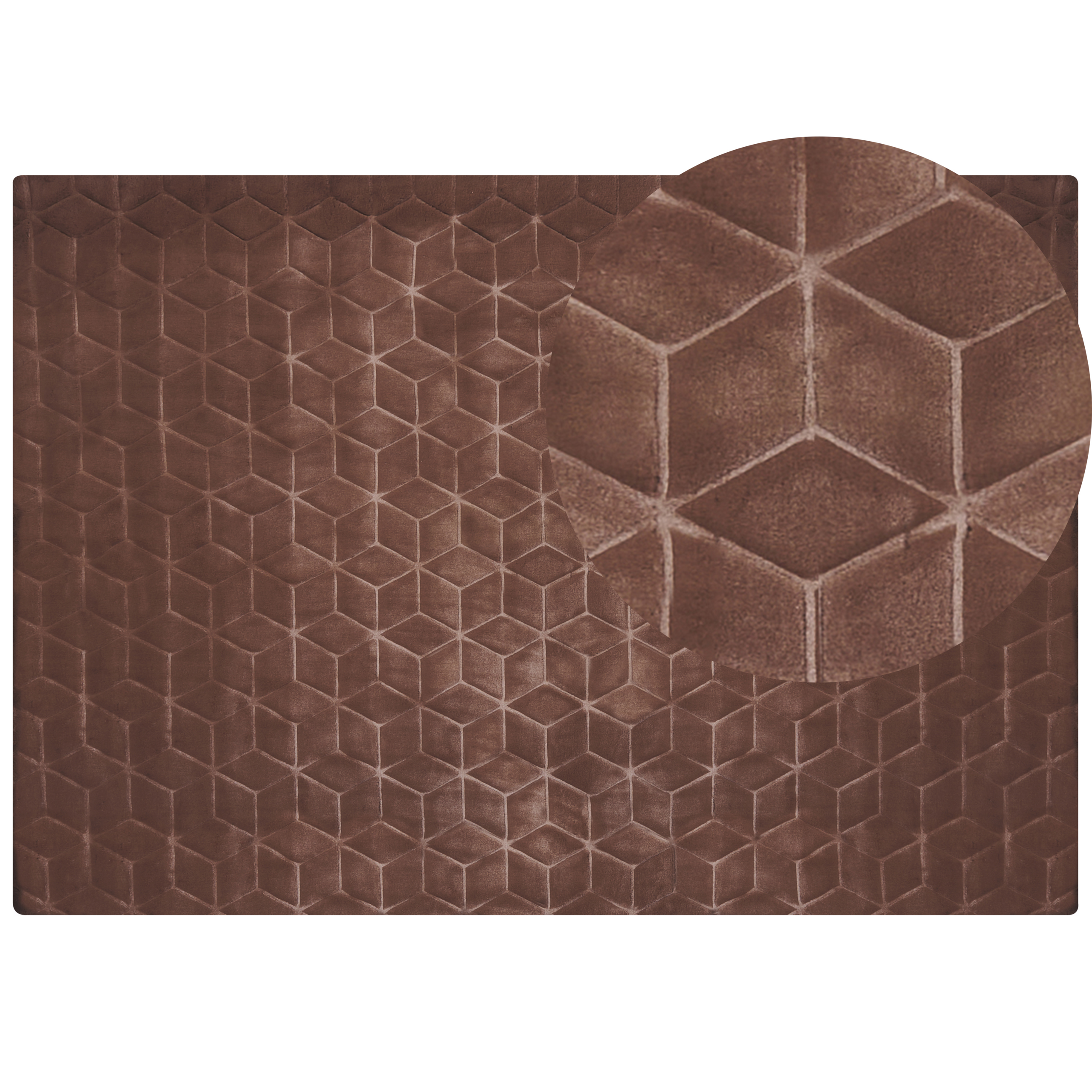 Faux fur rug THATTA Brown 160 x 230 cm [2]