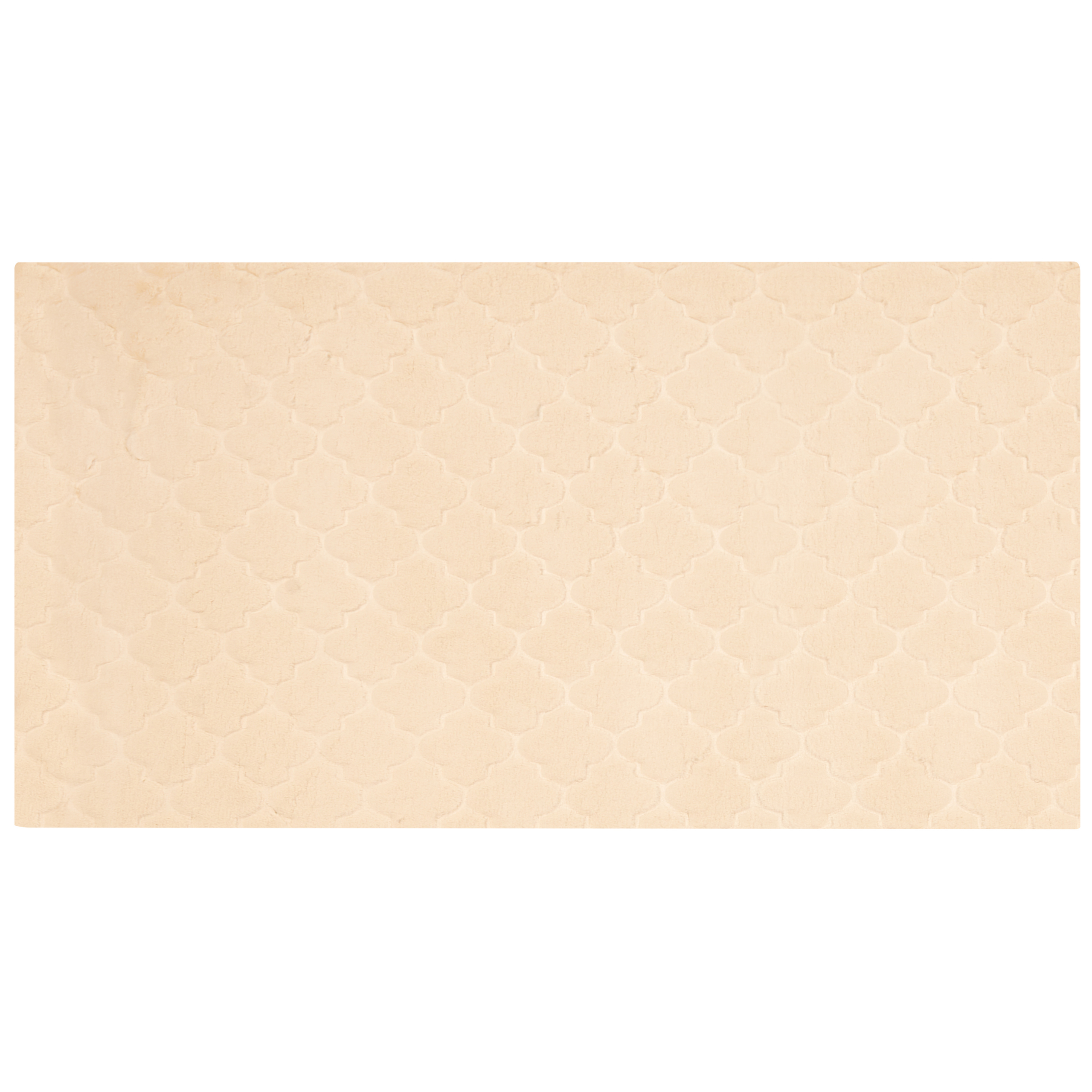 Faux fur rug GHARO Beige 80 x 150 cm [4]