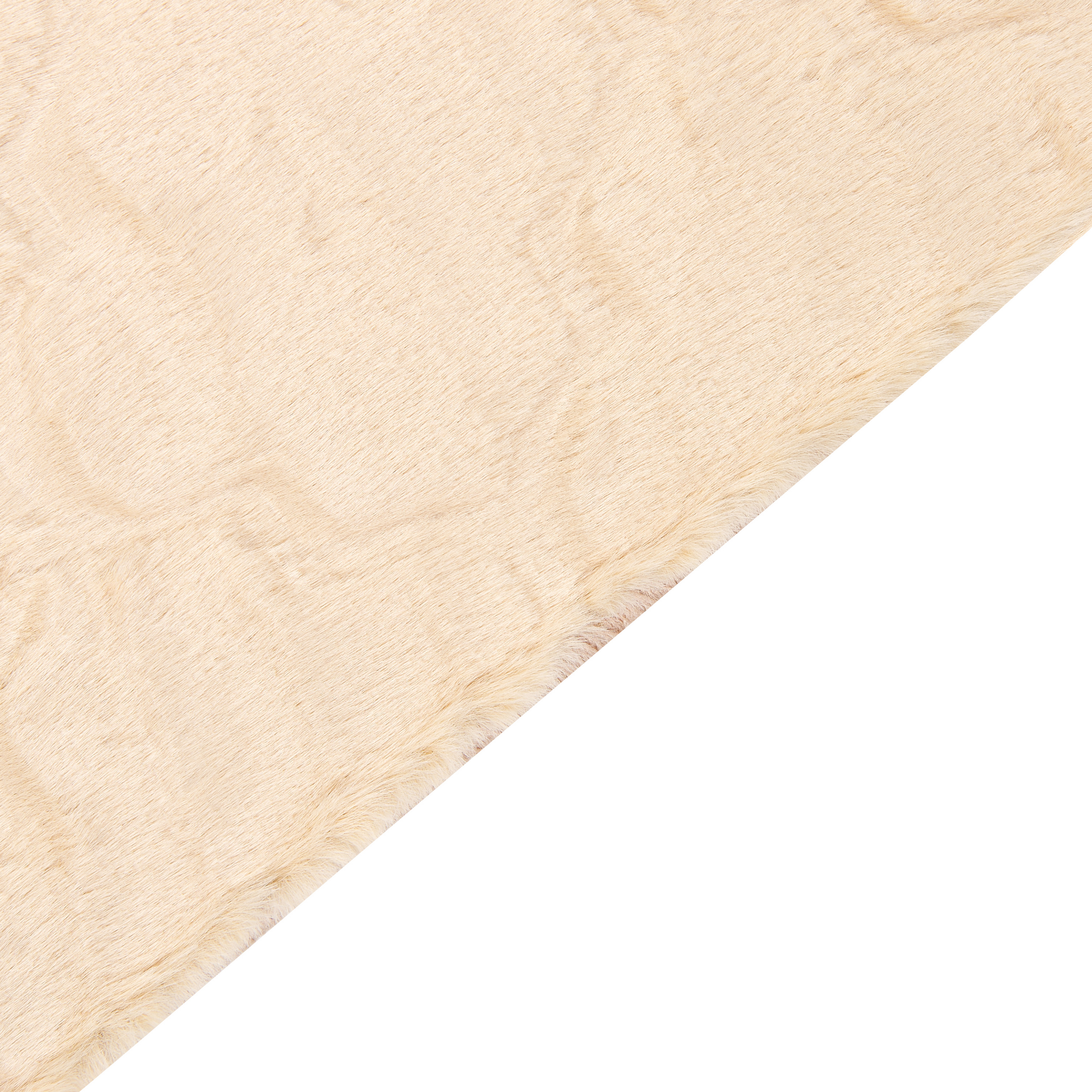 Faux fur rug GHARO Beige 160 x 230 cm [6]