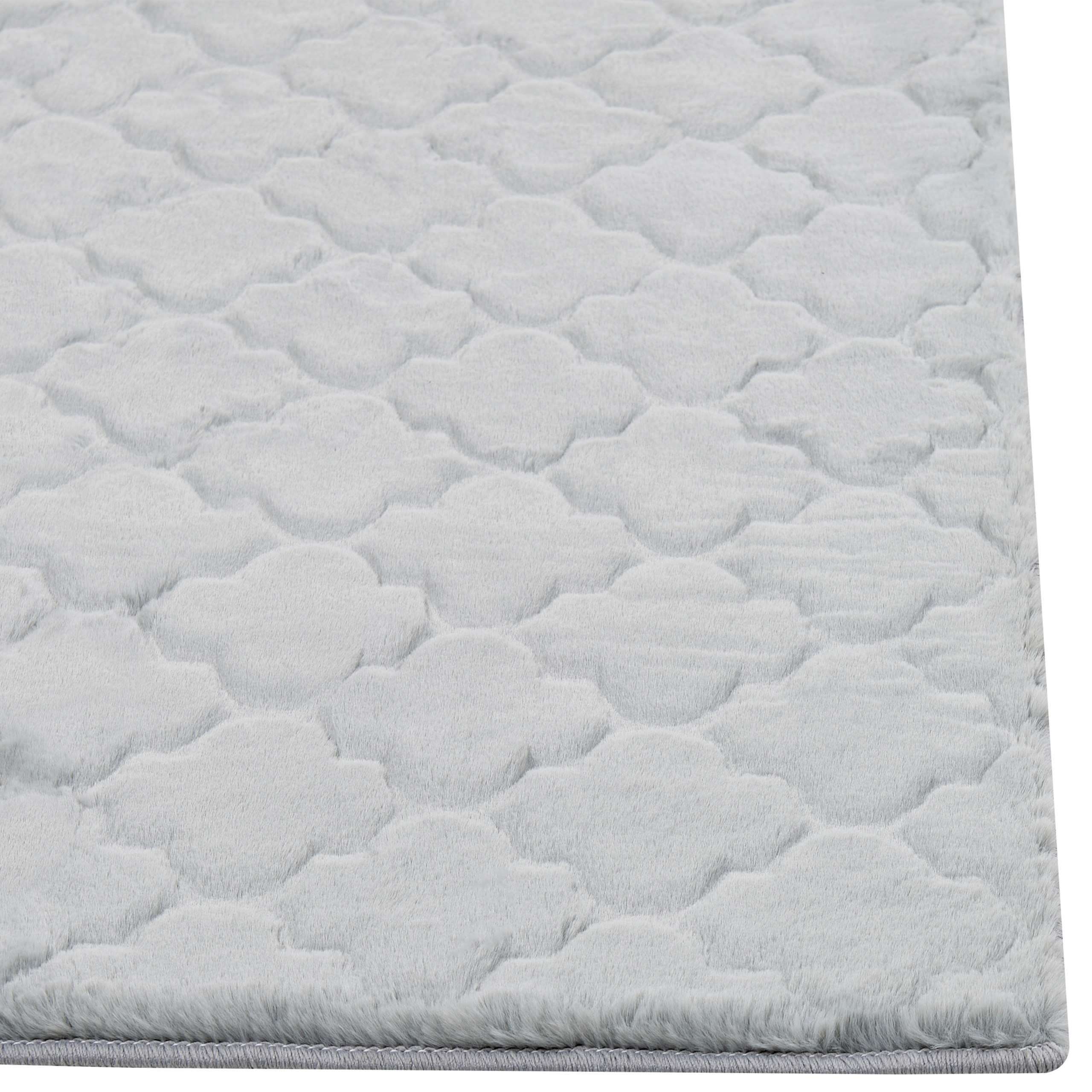 Covor din blană sintetică GHARO Gri deschis 160 x 230 cm [7]