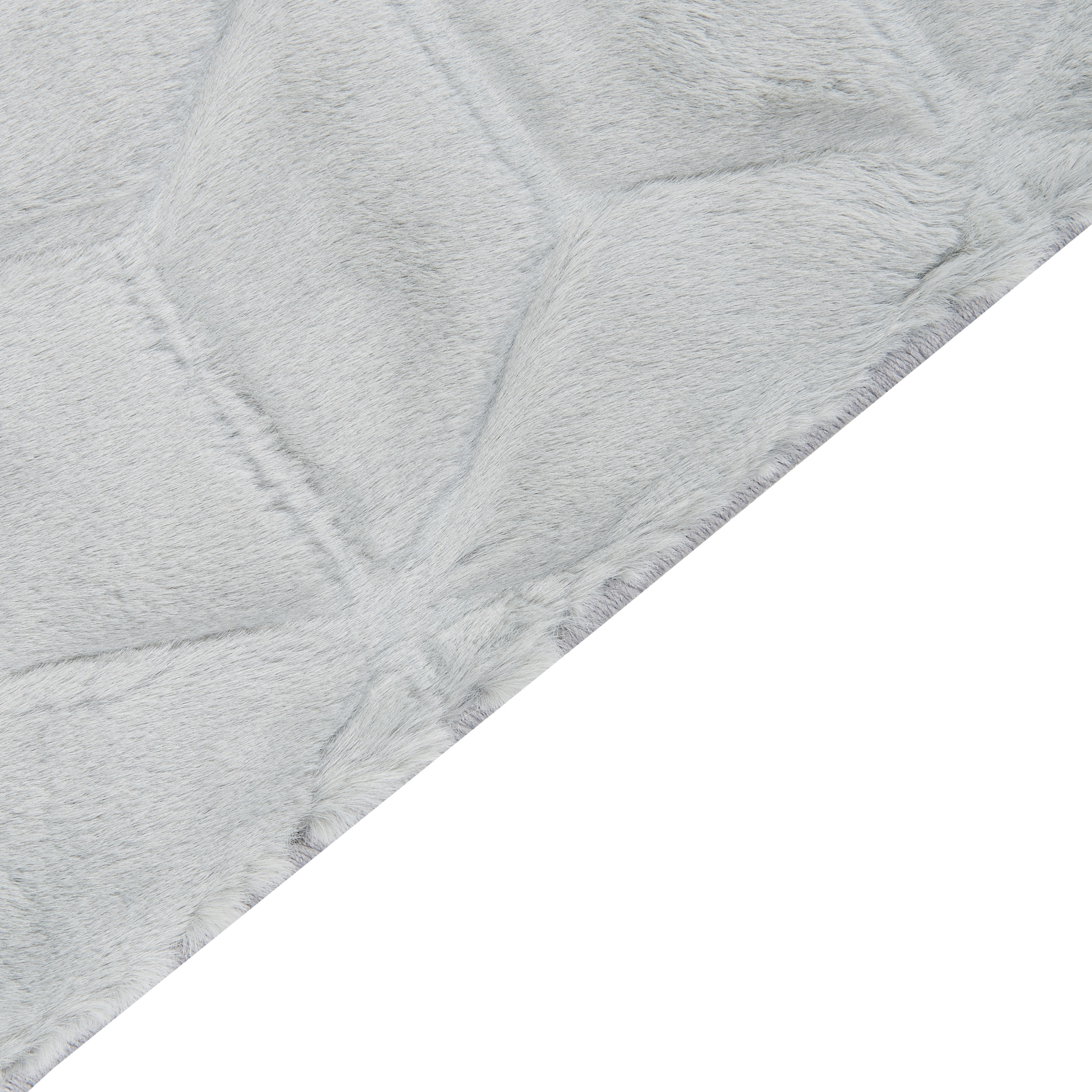 Synthetic fur rug THATTA Light grey 160 x 230 cm [6]