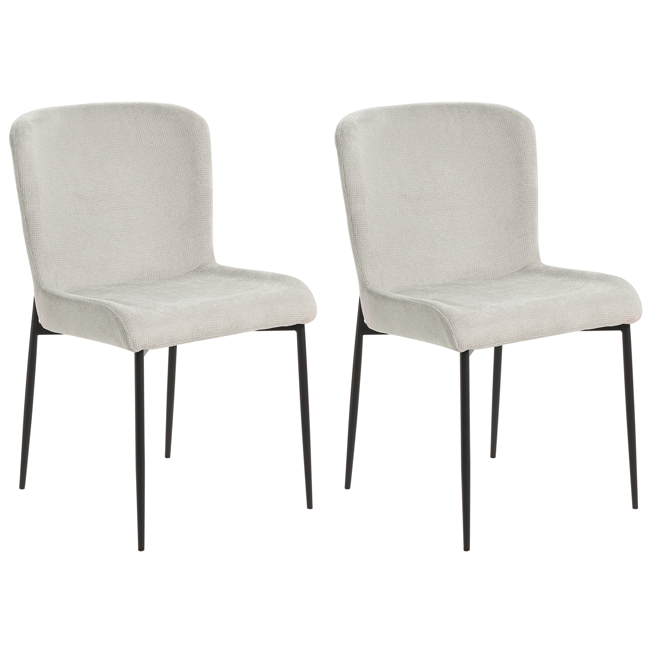 Set of 2 Chairs ADA dining chair Light grey [2]