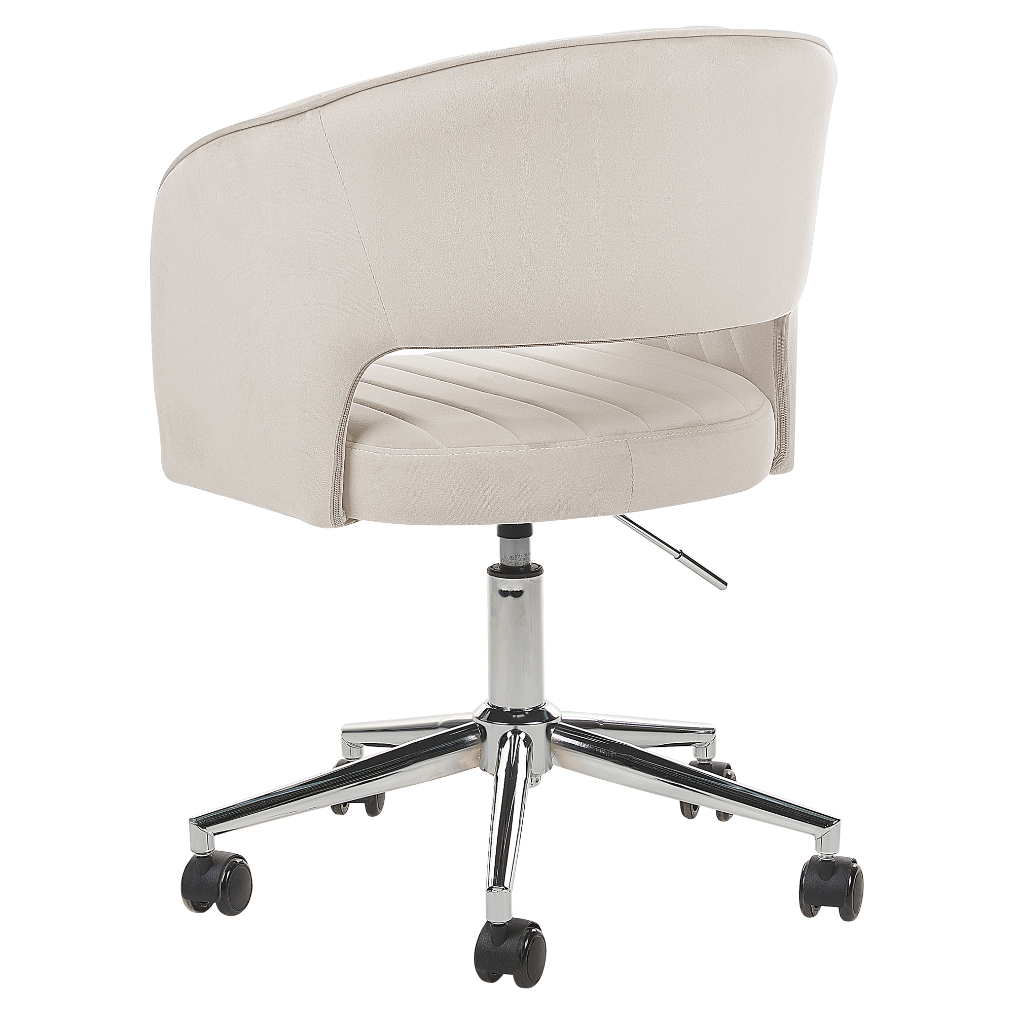 Office chair KATONAH Velvet Light Beige [5]