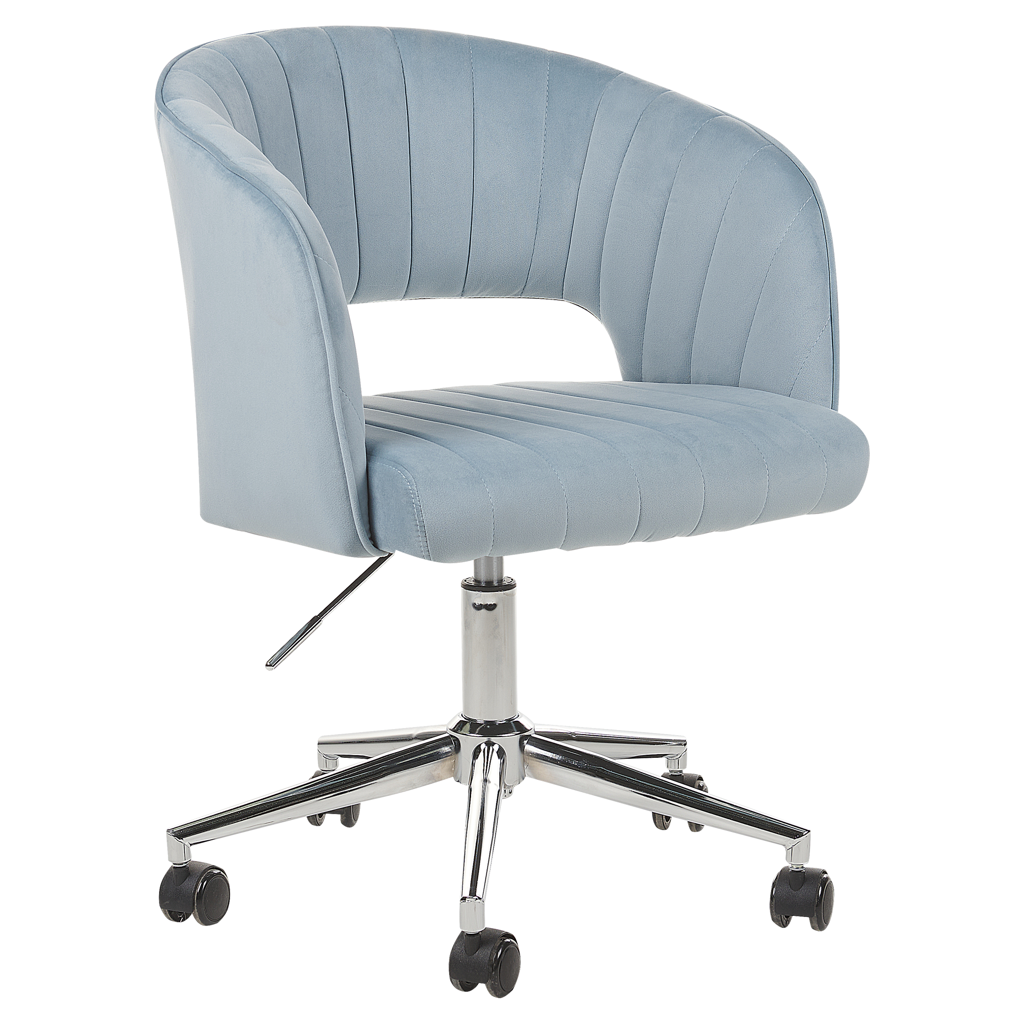KATONAH office chair Velvet Light blue [2]
