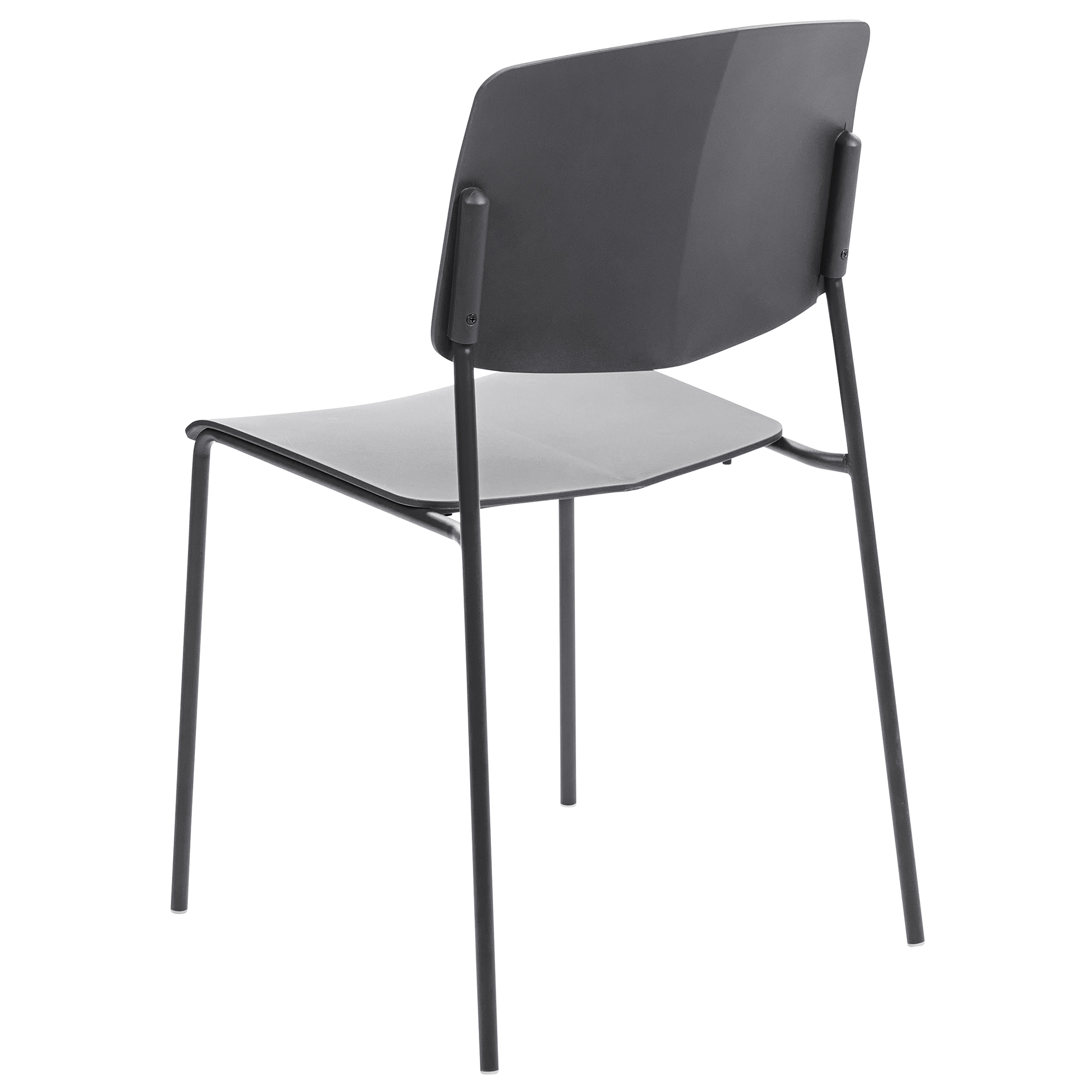 Set of 4 Dining Chairs ASTORIA Black [6]
