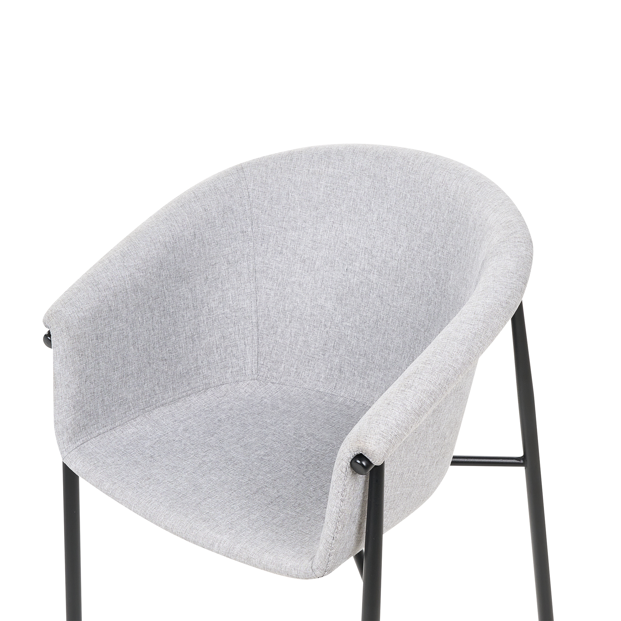 Set de 2 scaune dining AMES Gri deschis [7]