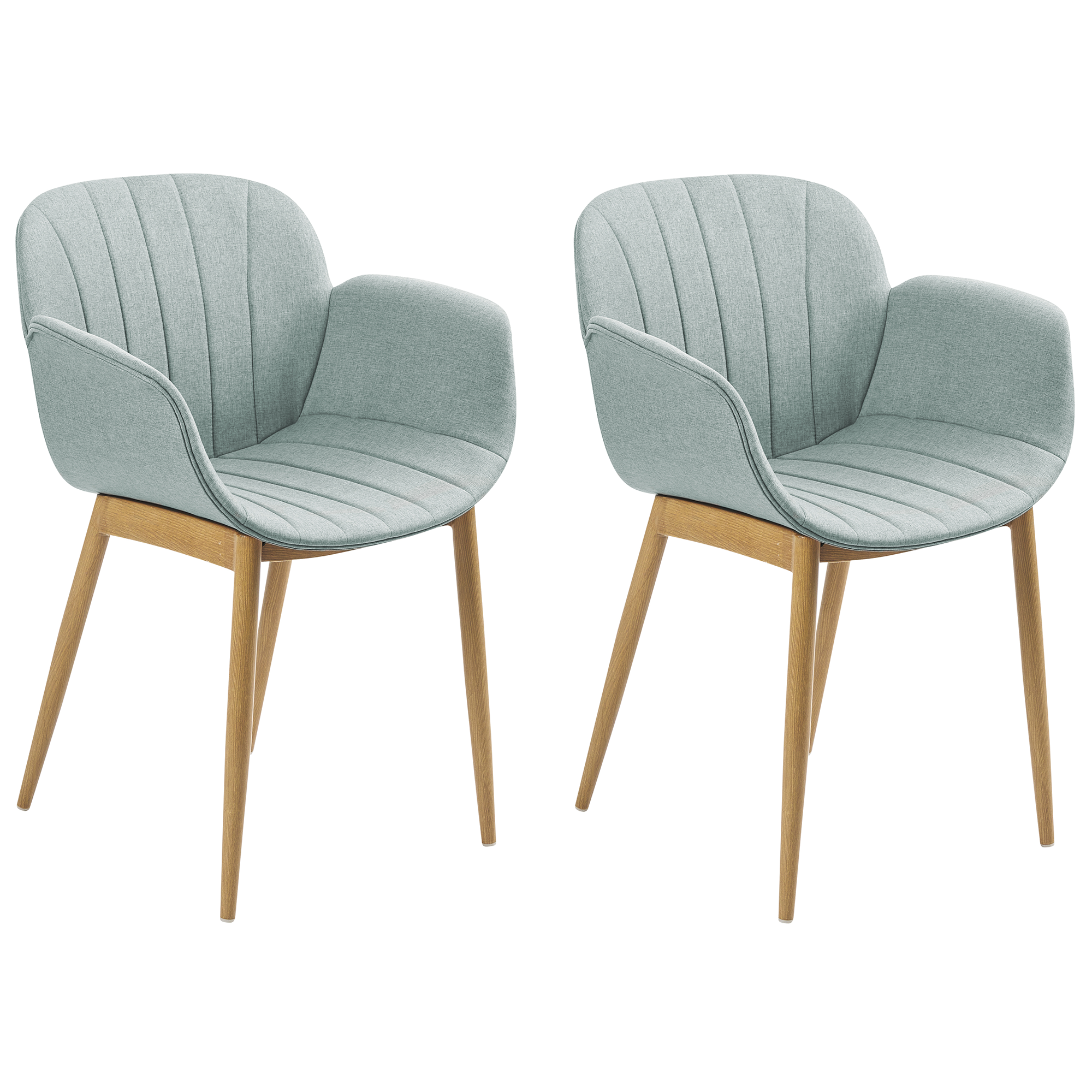 Set of 2 dining chairs ALICE Mint green [2]