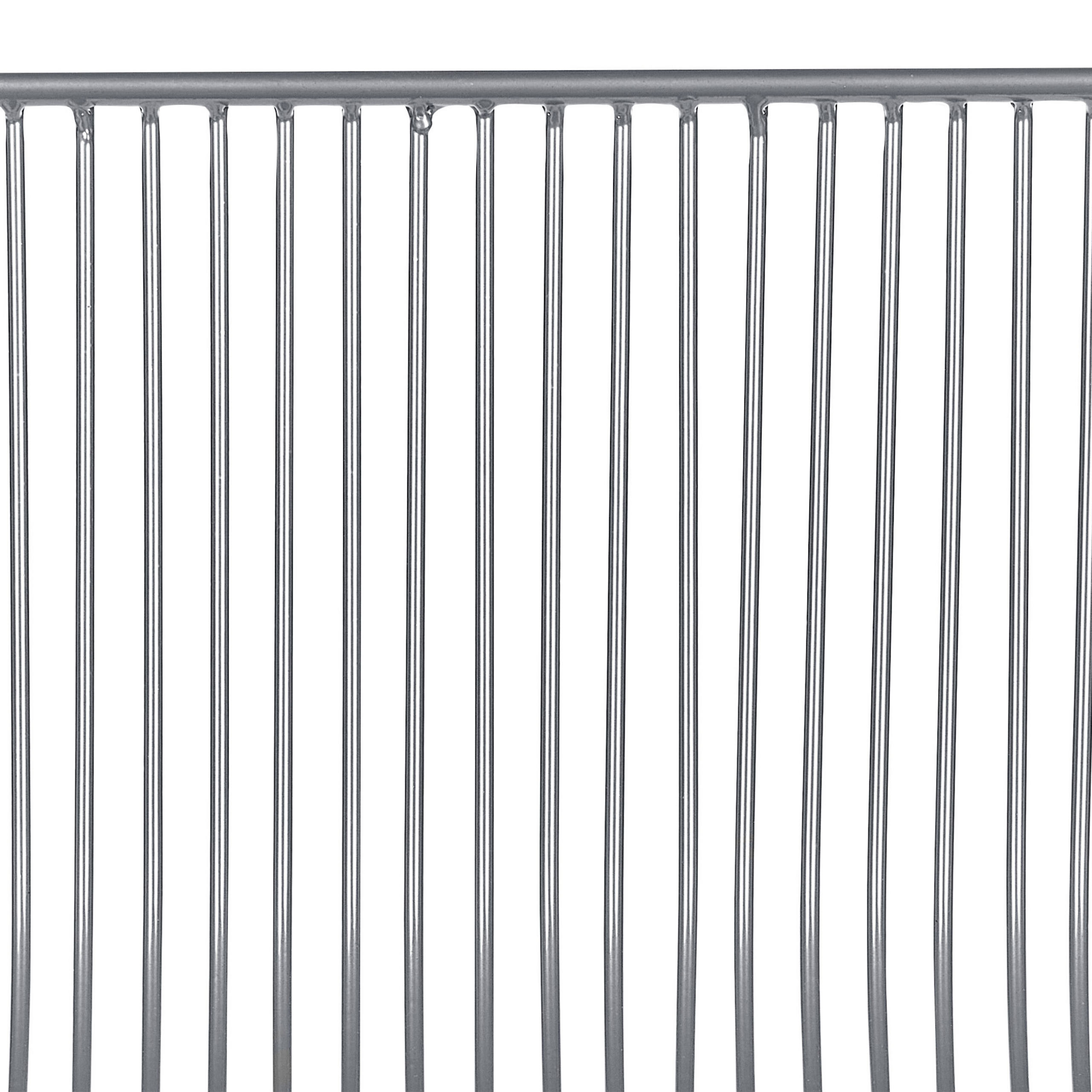 Set of 2 bar chairs FREDONIA Metal Silver [9]