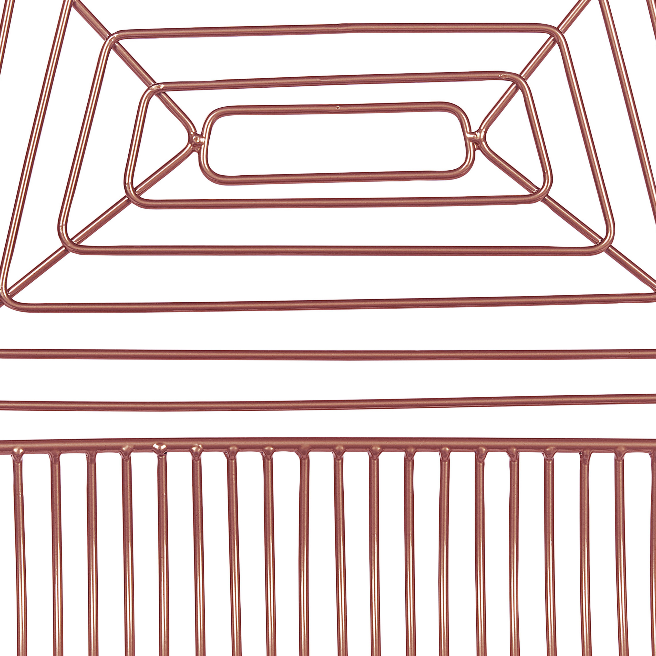 Set de 2 scaune dining BEATTY Metal Roz auriu [9]