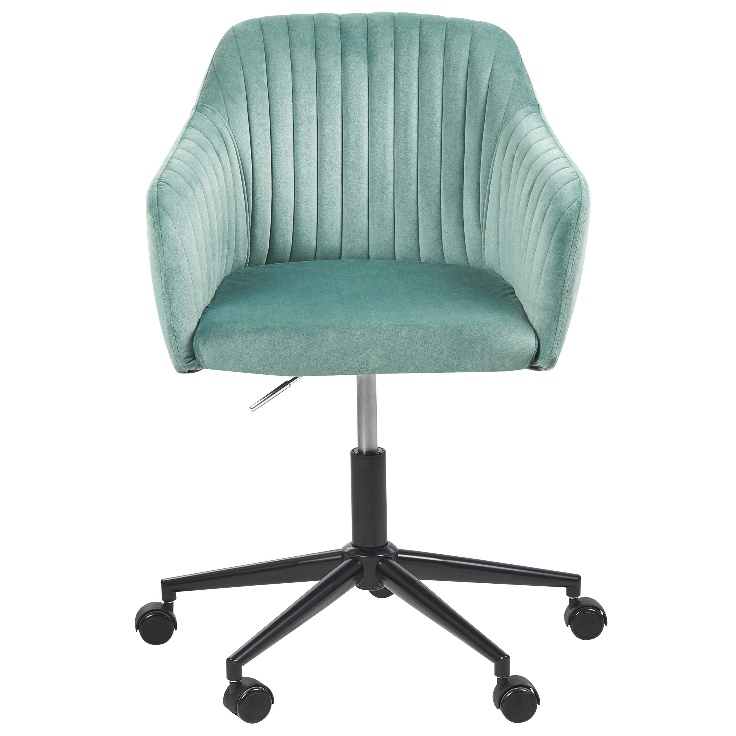 VENICE Office Chair Velvet Mint Green [5]