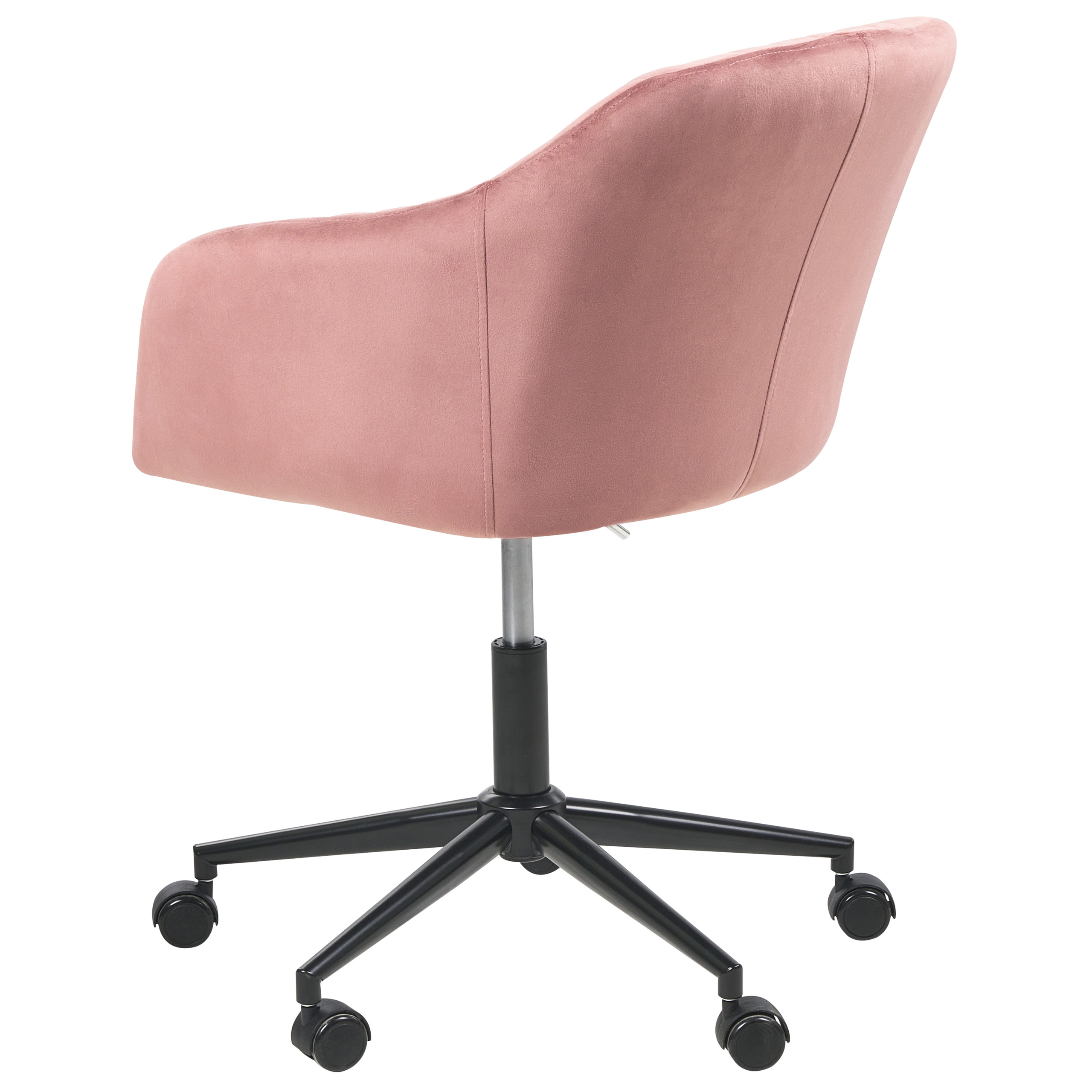 Office Chair VENICE Velvet Pink [6]