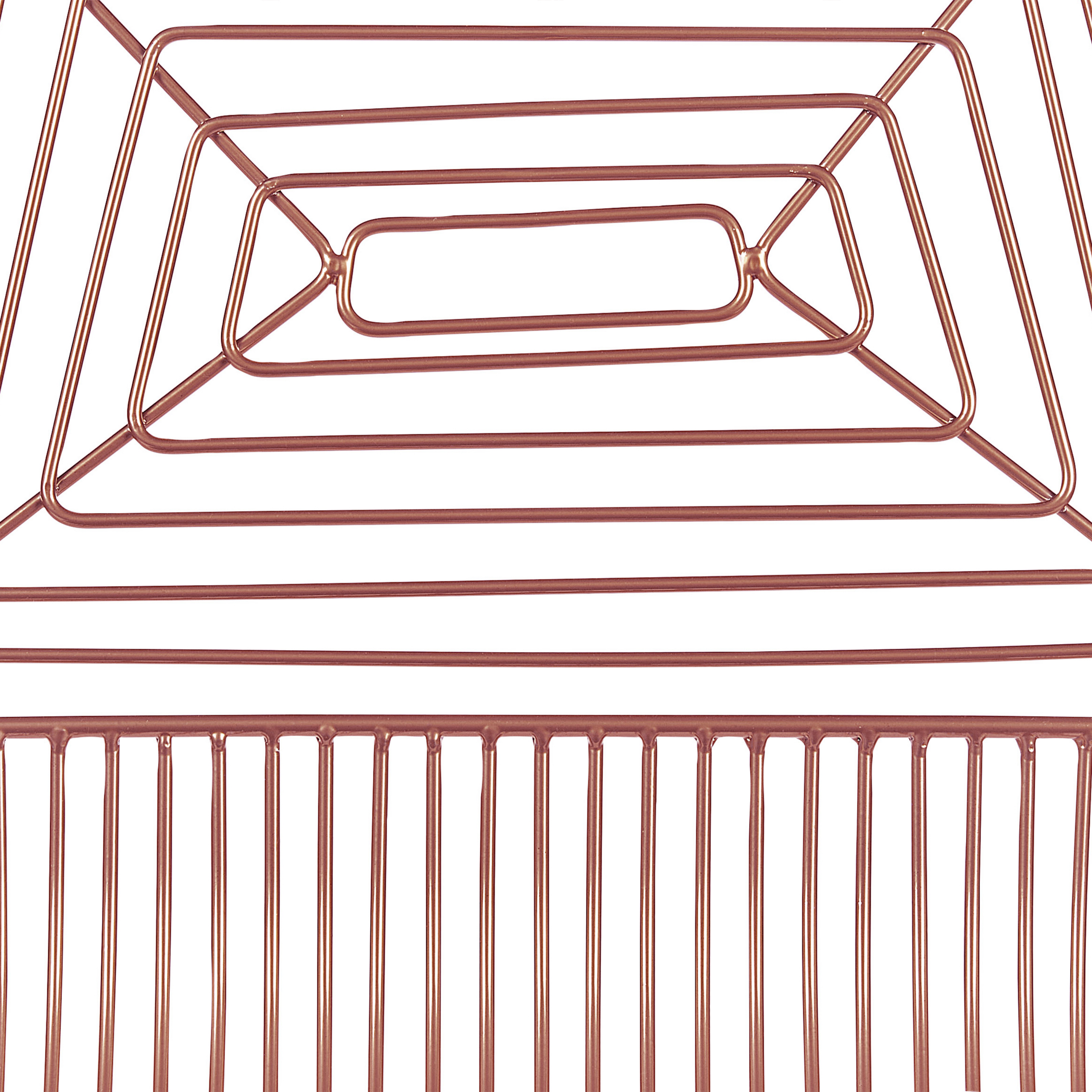 Set de 2 scaune de bar BISBEE Metal Roz auriu [9]