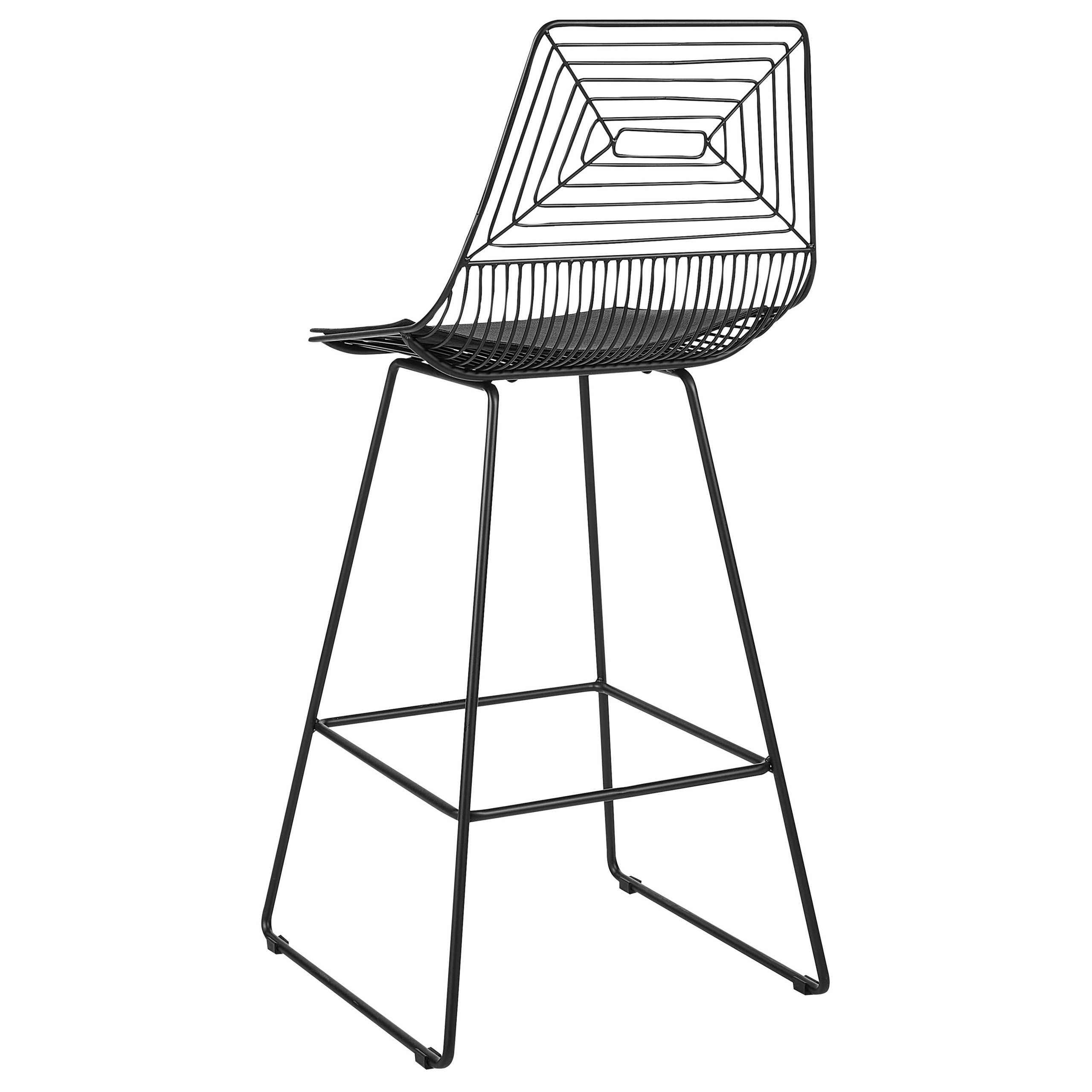 Set of 2 Bar Chairs BISBEE Metal Black [6]