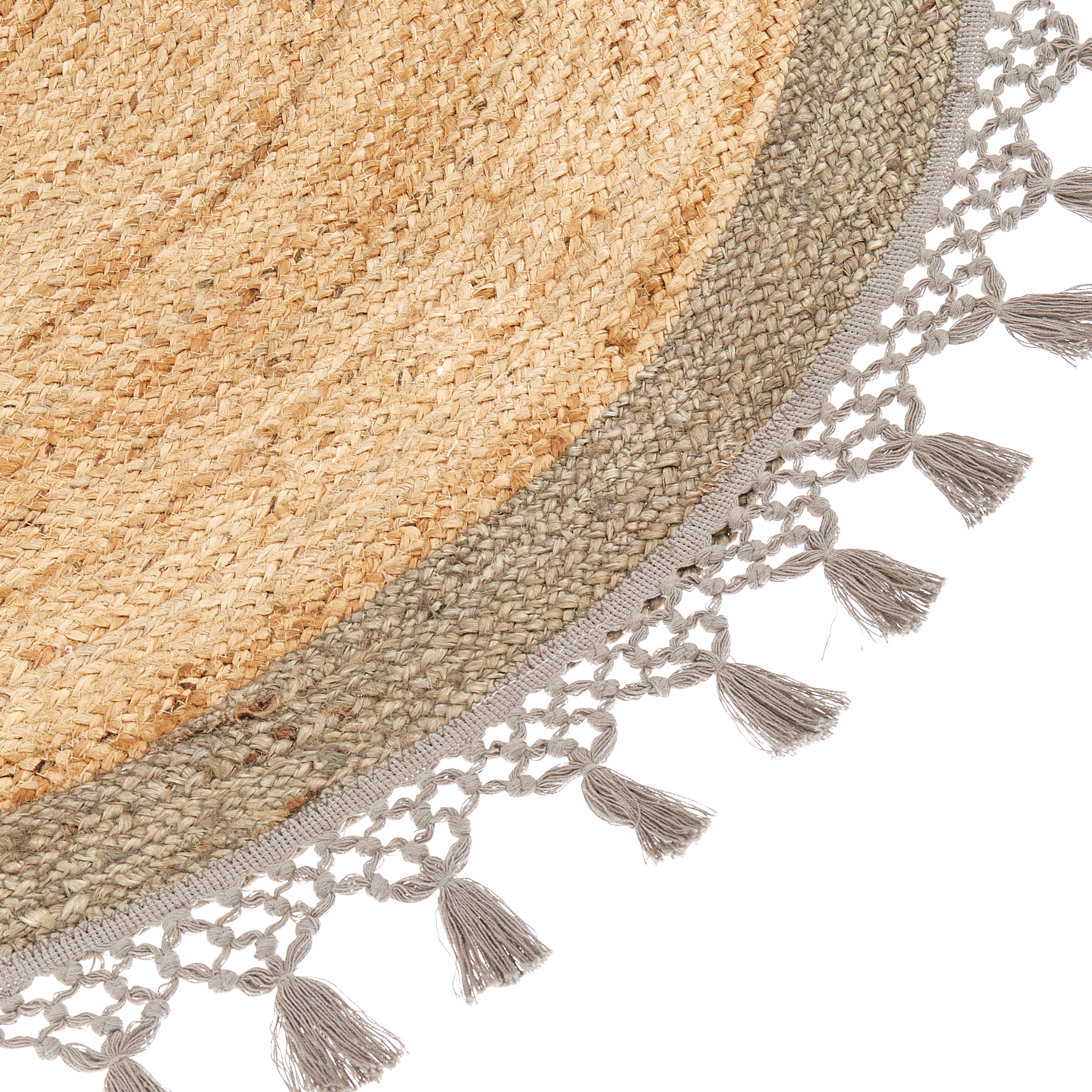 MARTS Rug Grey ø 140 cm Jute [5]