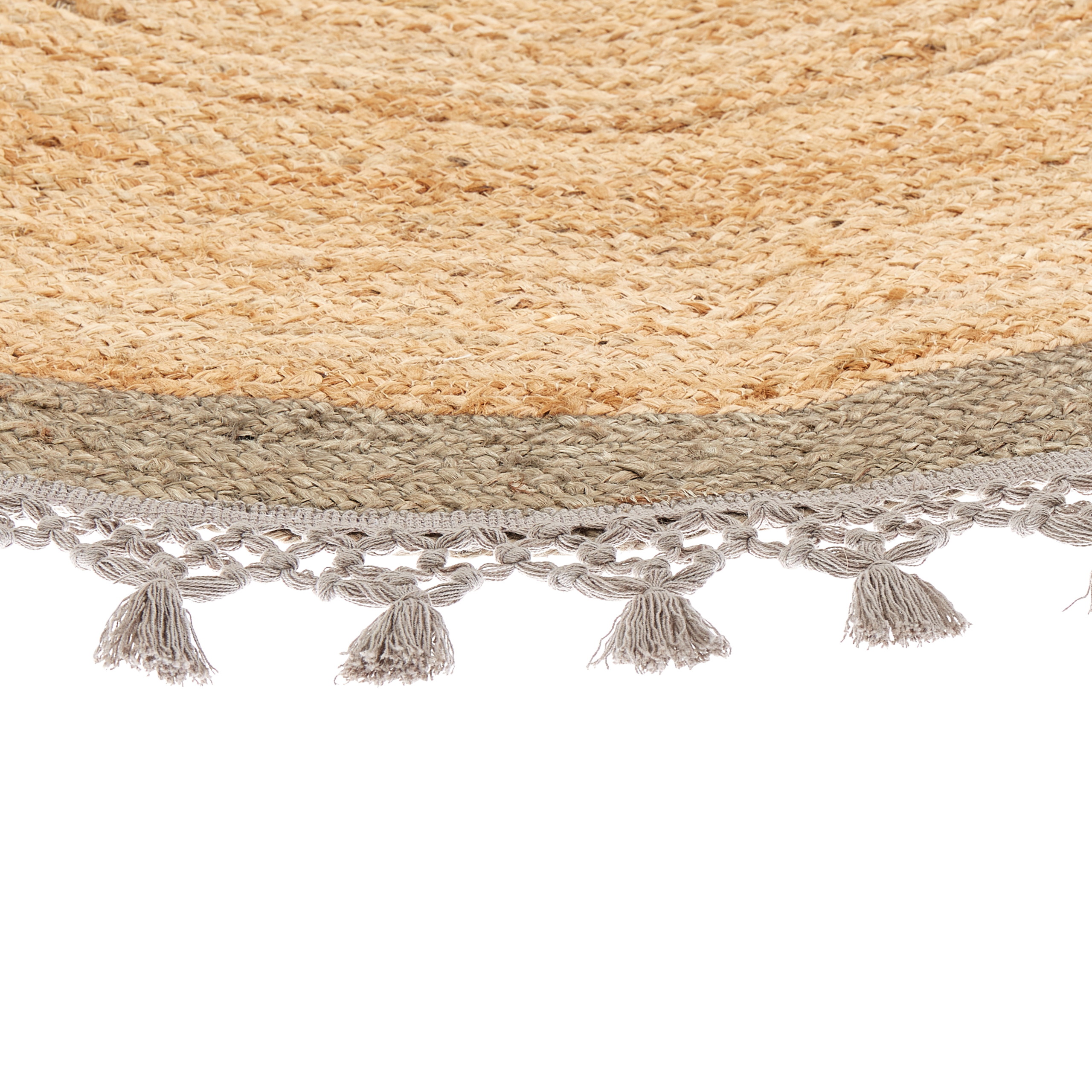 MARTS Rug Grey ø 140 cm Jute [7]