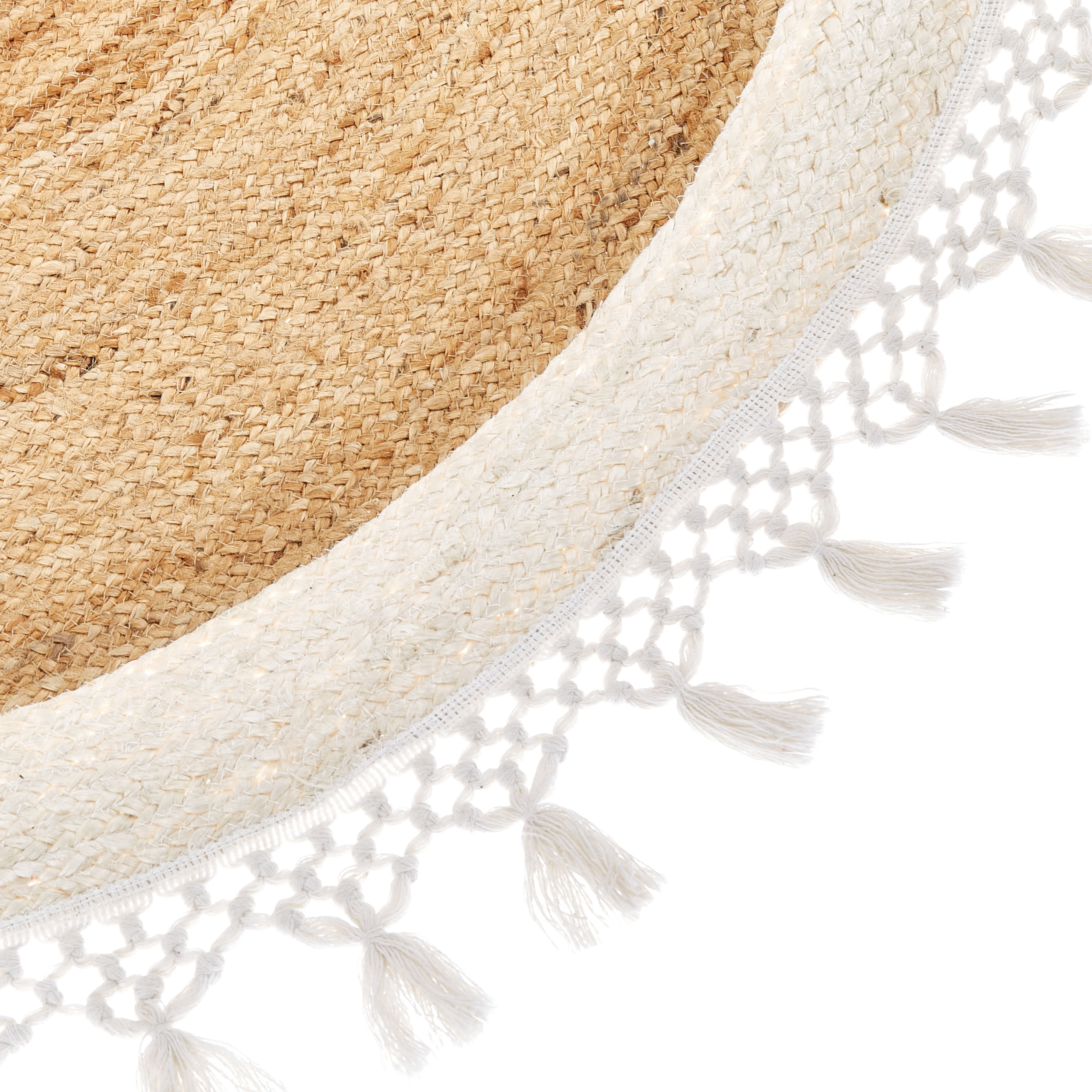 MARTS White ø 140 cm Jute [5]