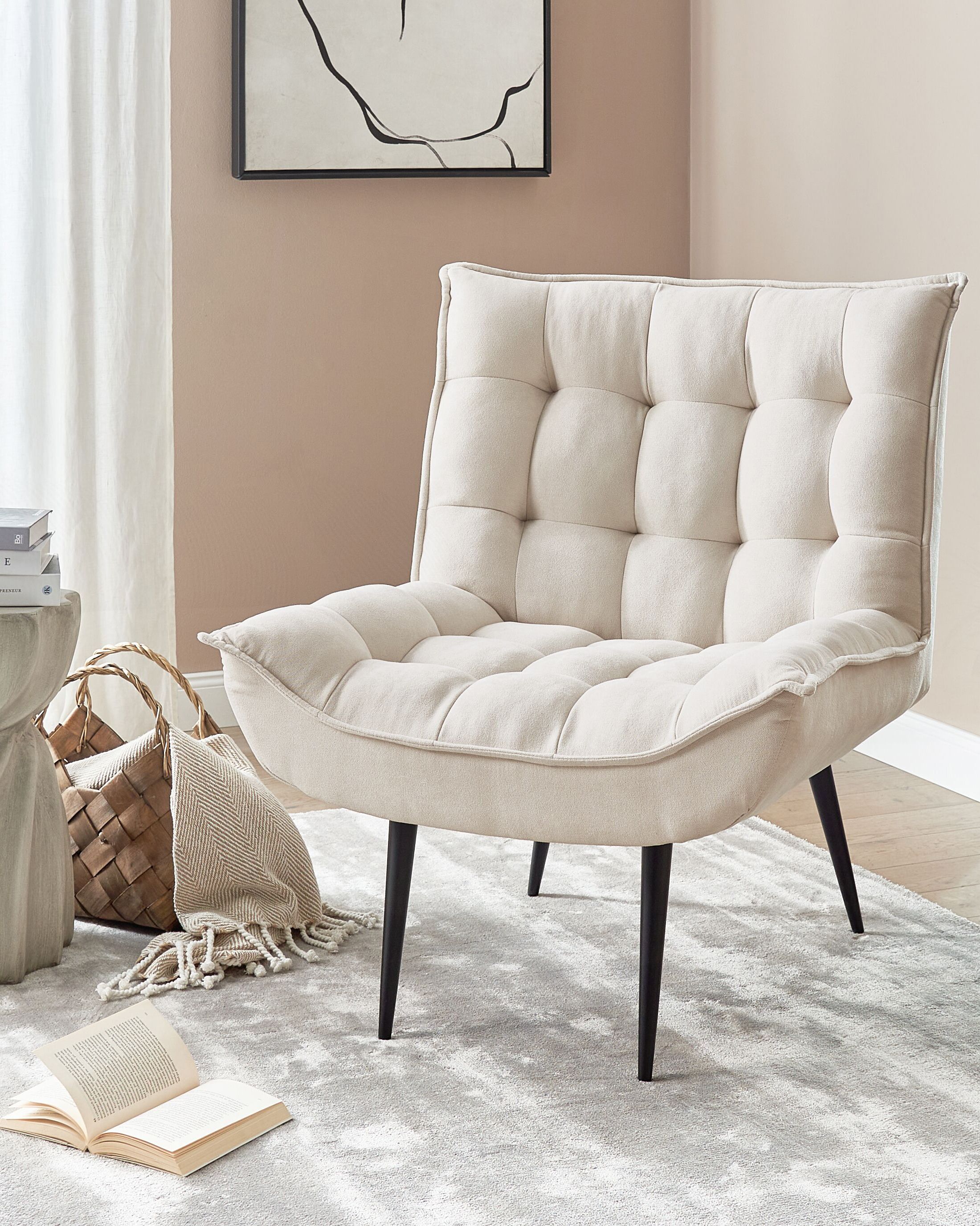 Fotoliu - ALVESTA armchair Light beige