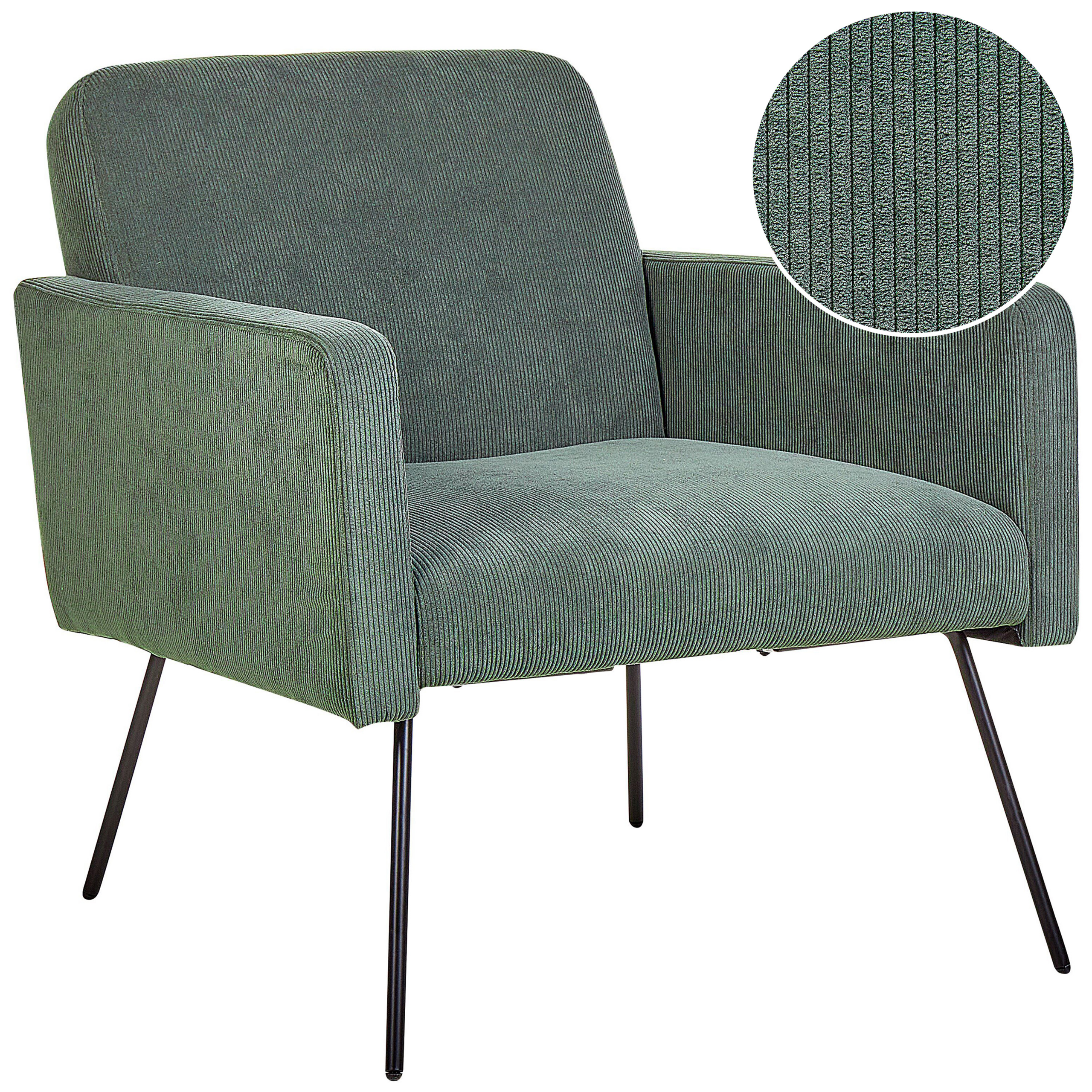 NARKEN Armchair Dark Green Velvet [2]