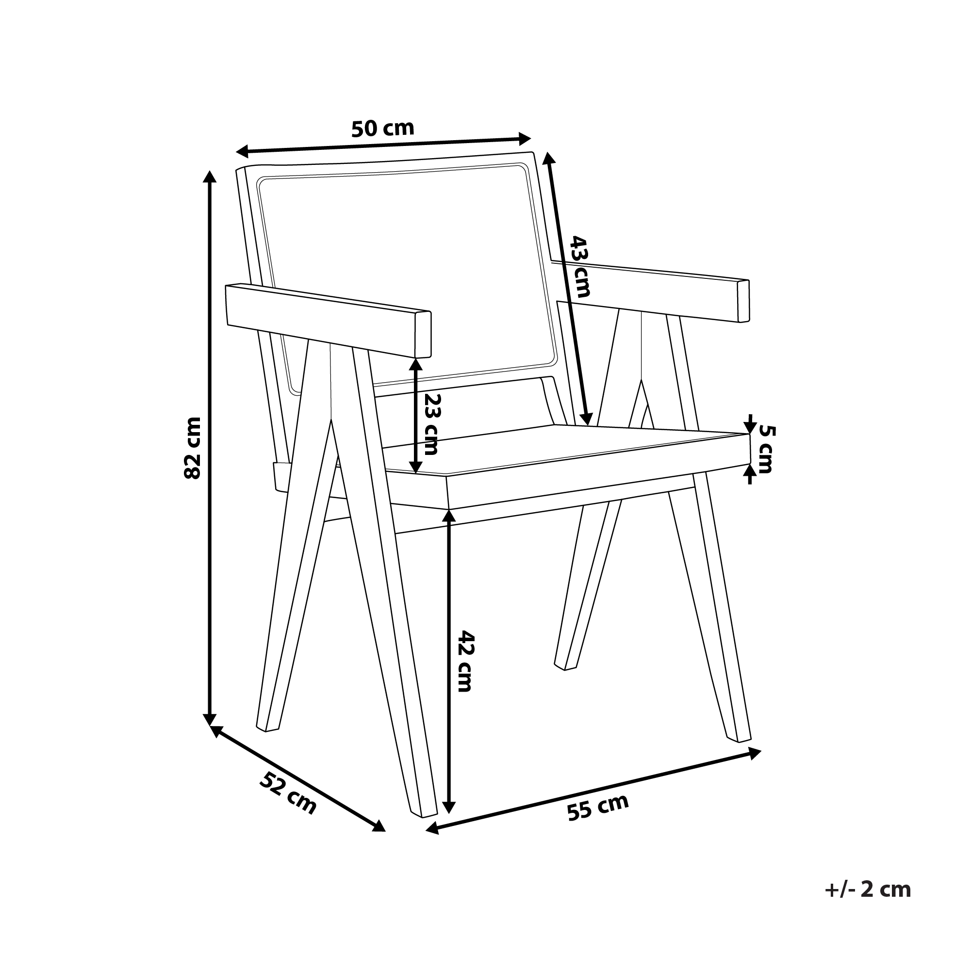 WESTBROOK Dining Chair Mahogany Brown [3]