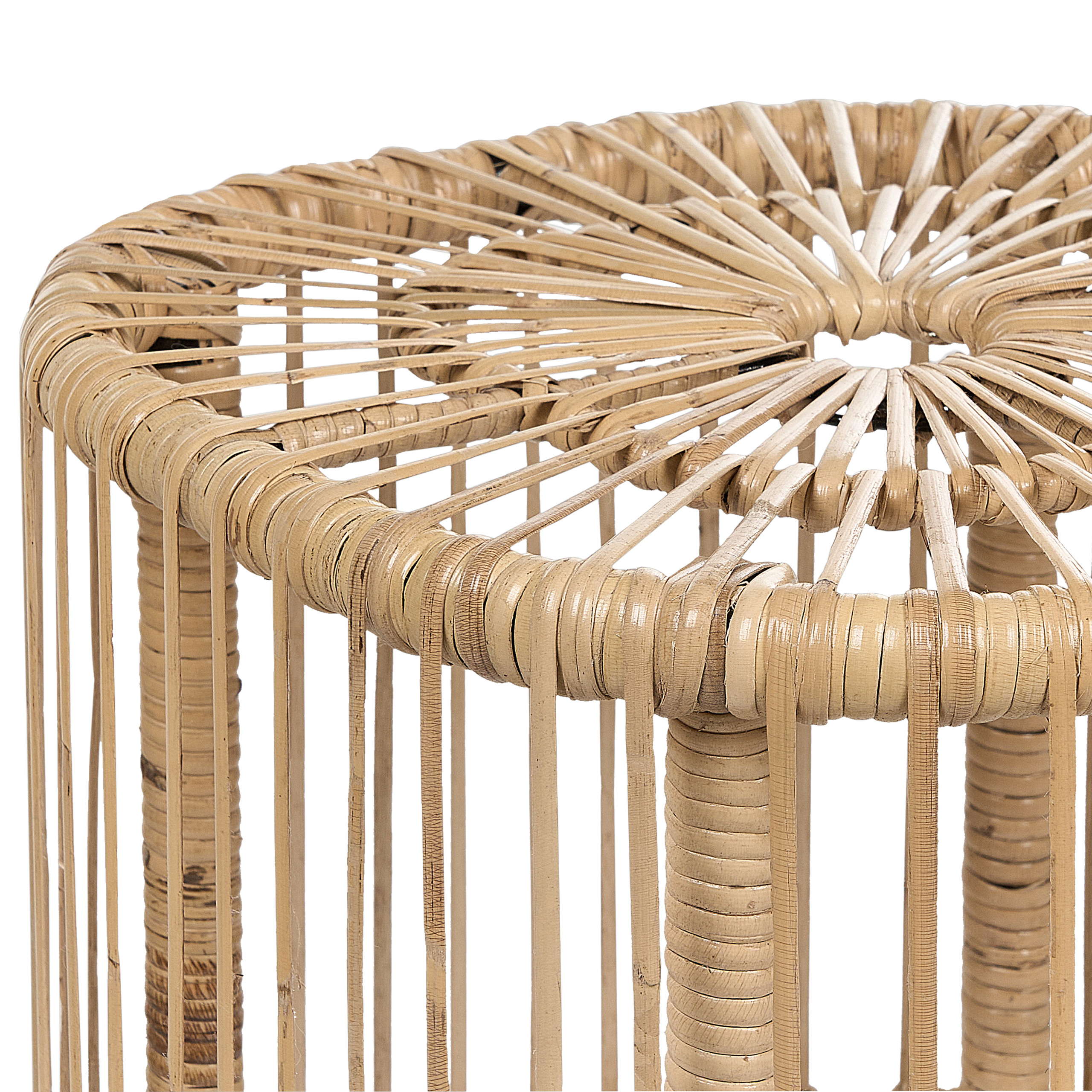 Set of 2 coffee tables CESENATICO Natural rattan [8]