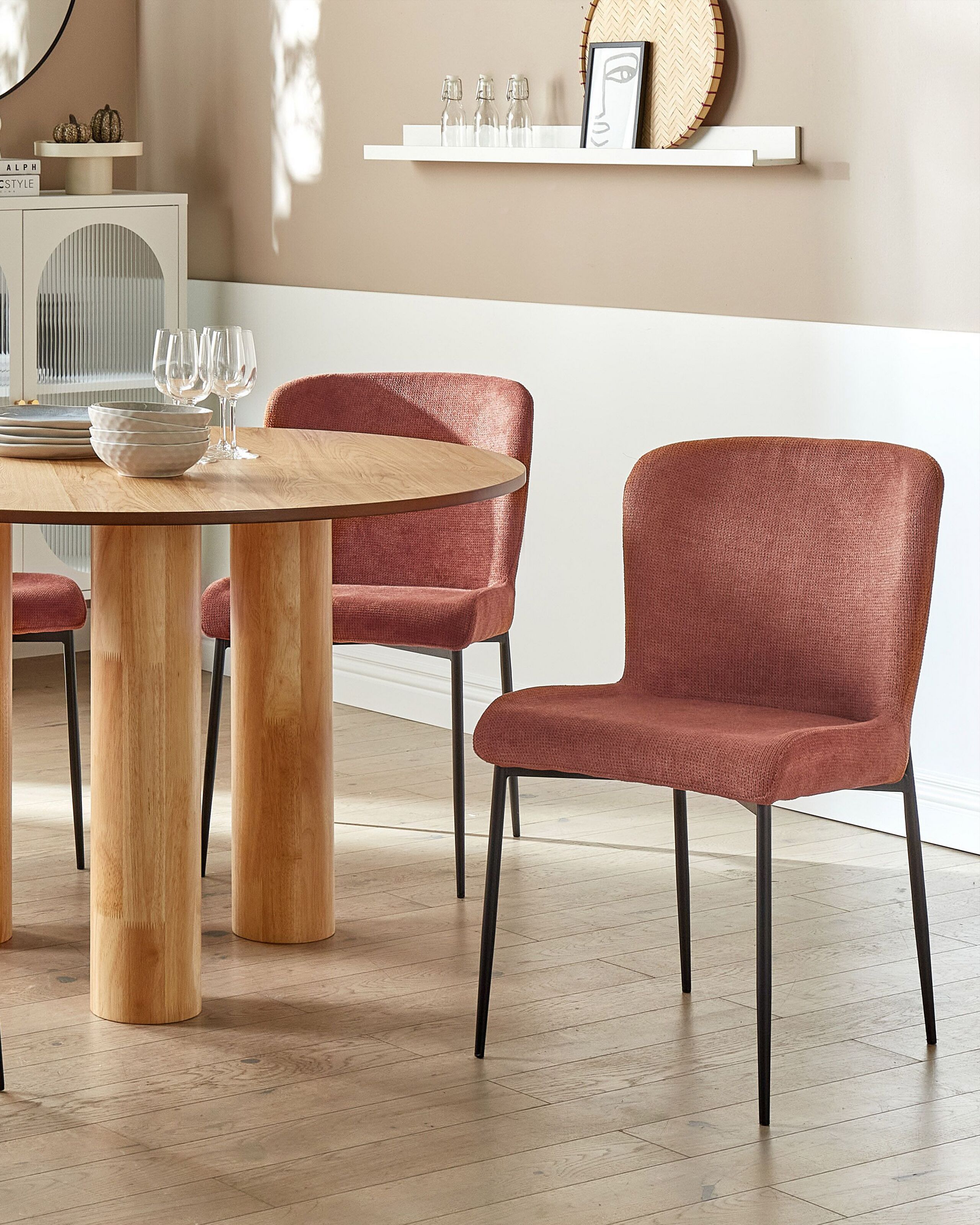 Scaun dining - Set de 2 scaune dining ADA Maro