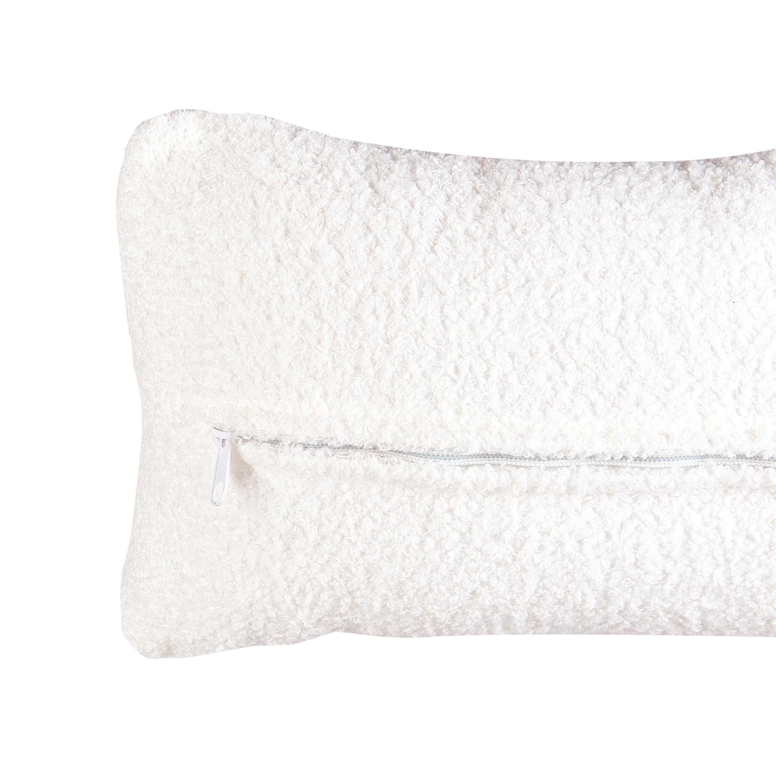 Fotoliu OTSBY Boucle Alb-murdar [9]