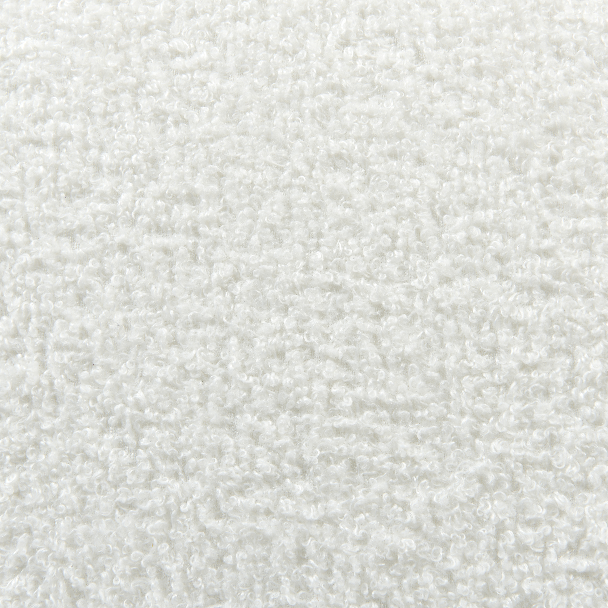 Fotoliu rotativ DAVIK Boucle Alb-murdar [9]