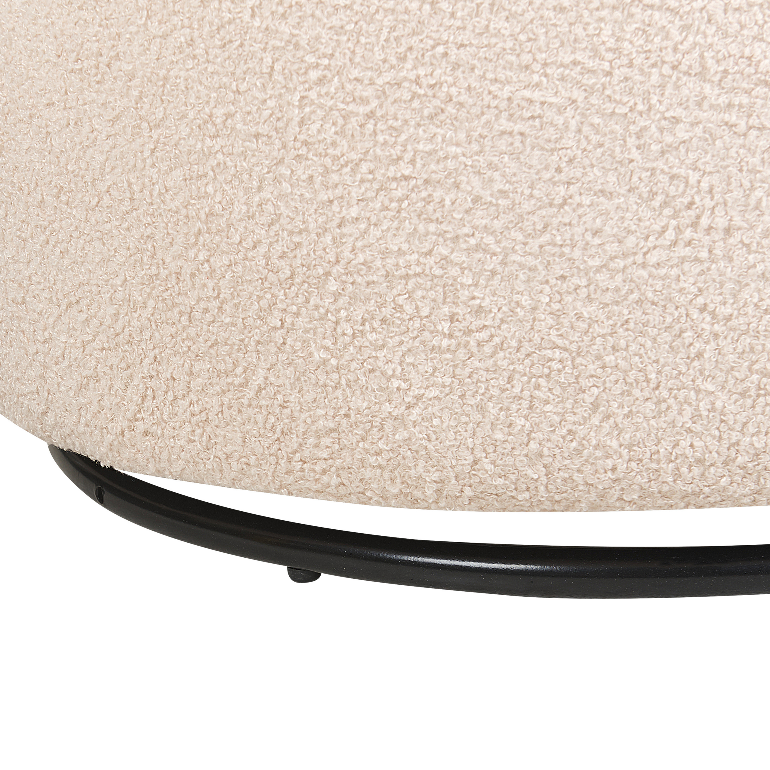 Fotoliu rotativ DAVIK Boucle Bej [8]