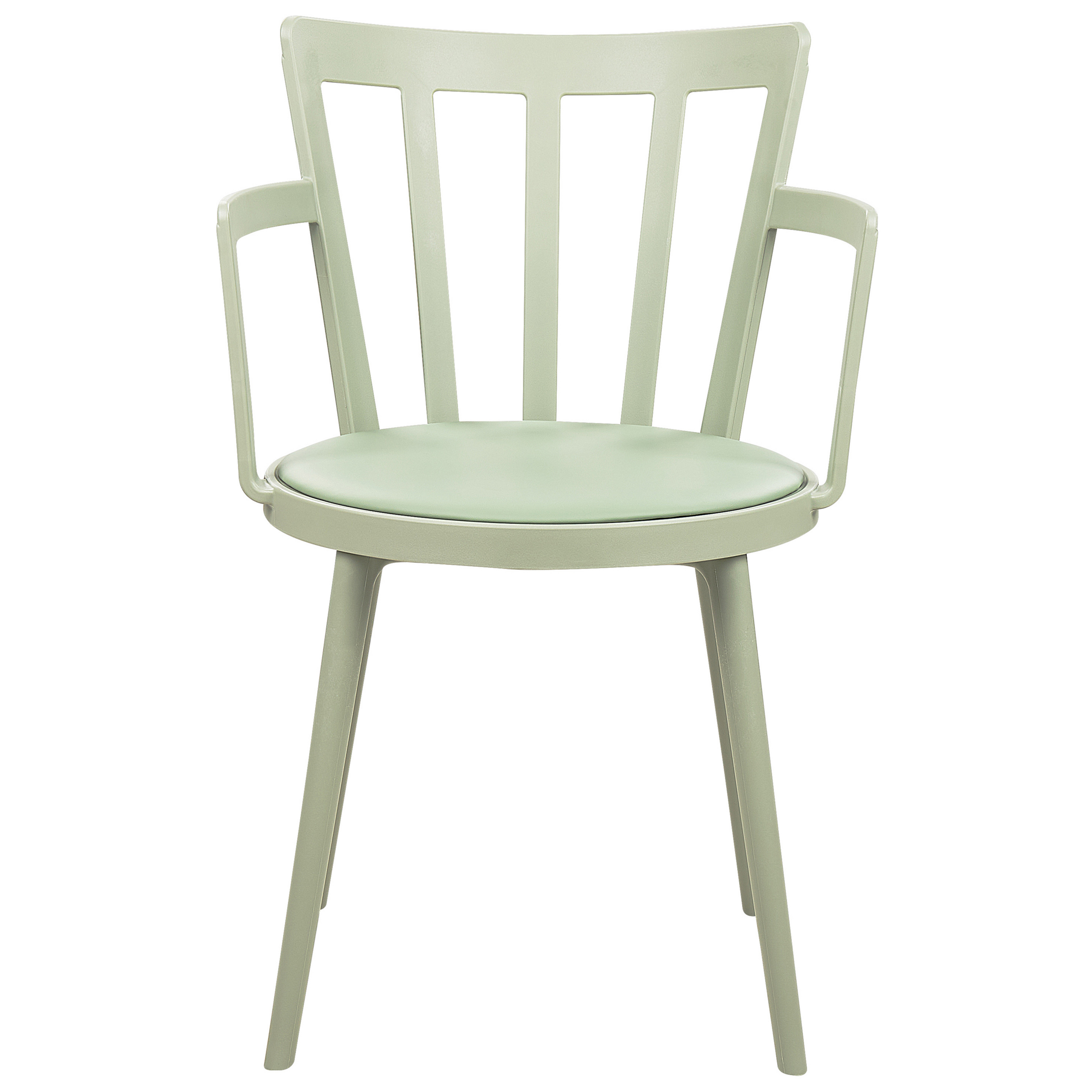Set of 4 dining chairs MORILL Light Green [5]