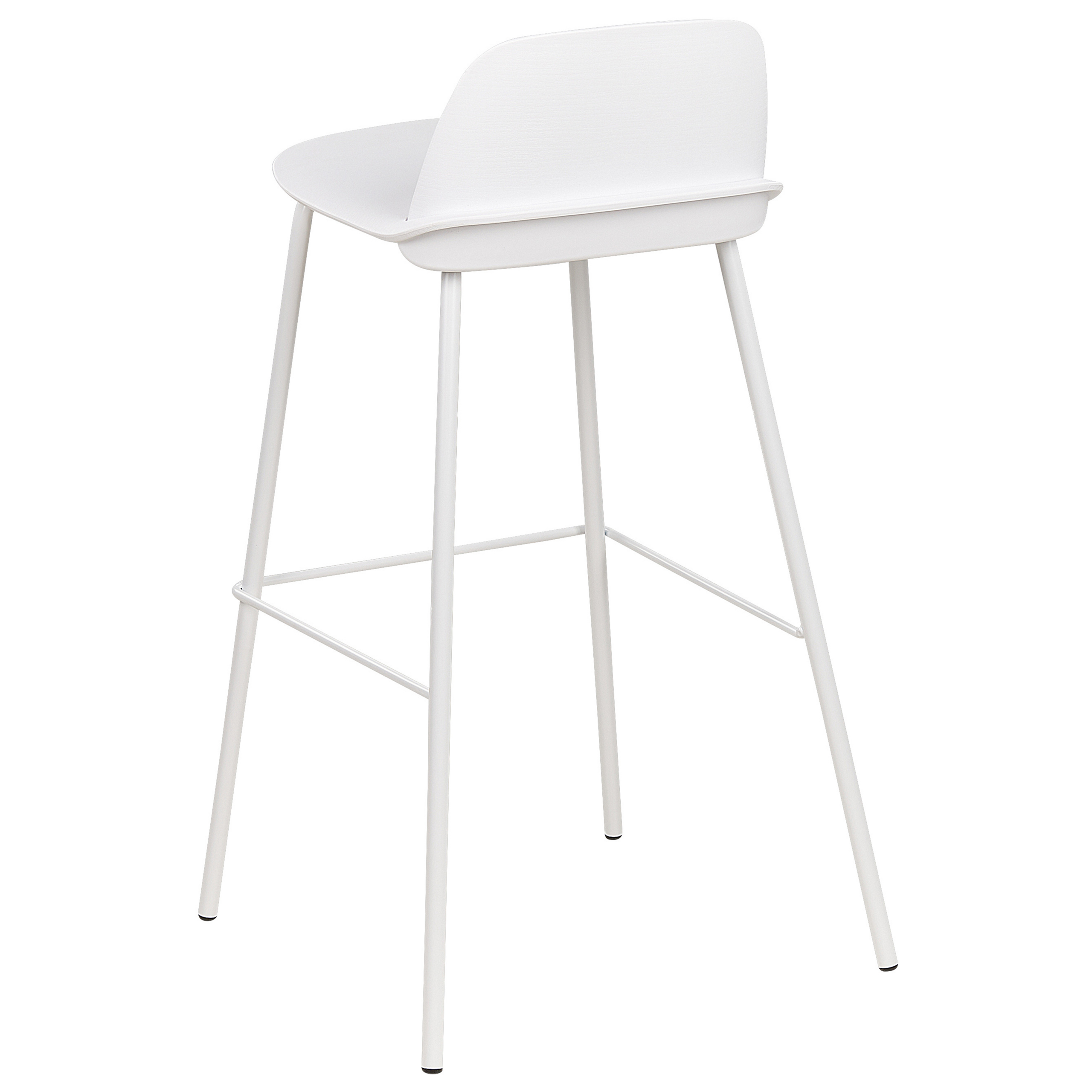 Set of 4 bar stools MORA White [6]
