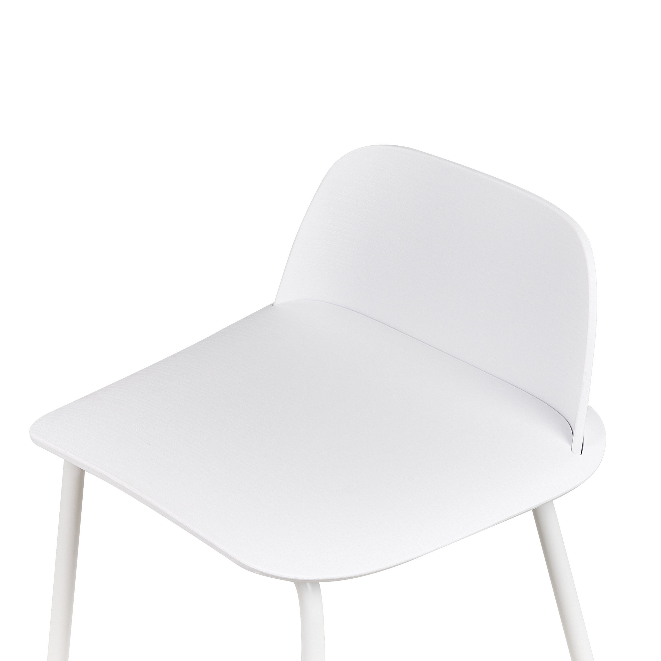 Set of 4 bar stools MORA White [7]