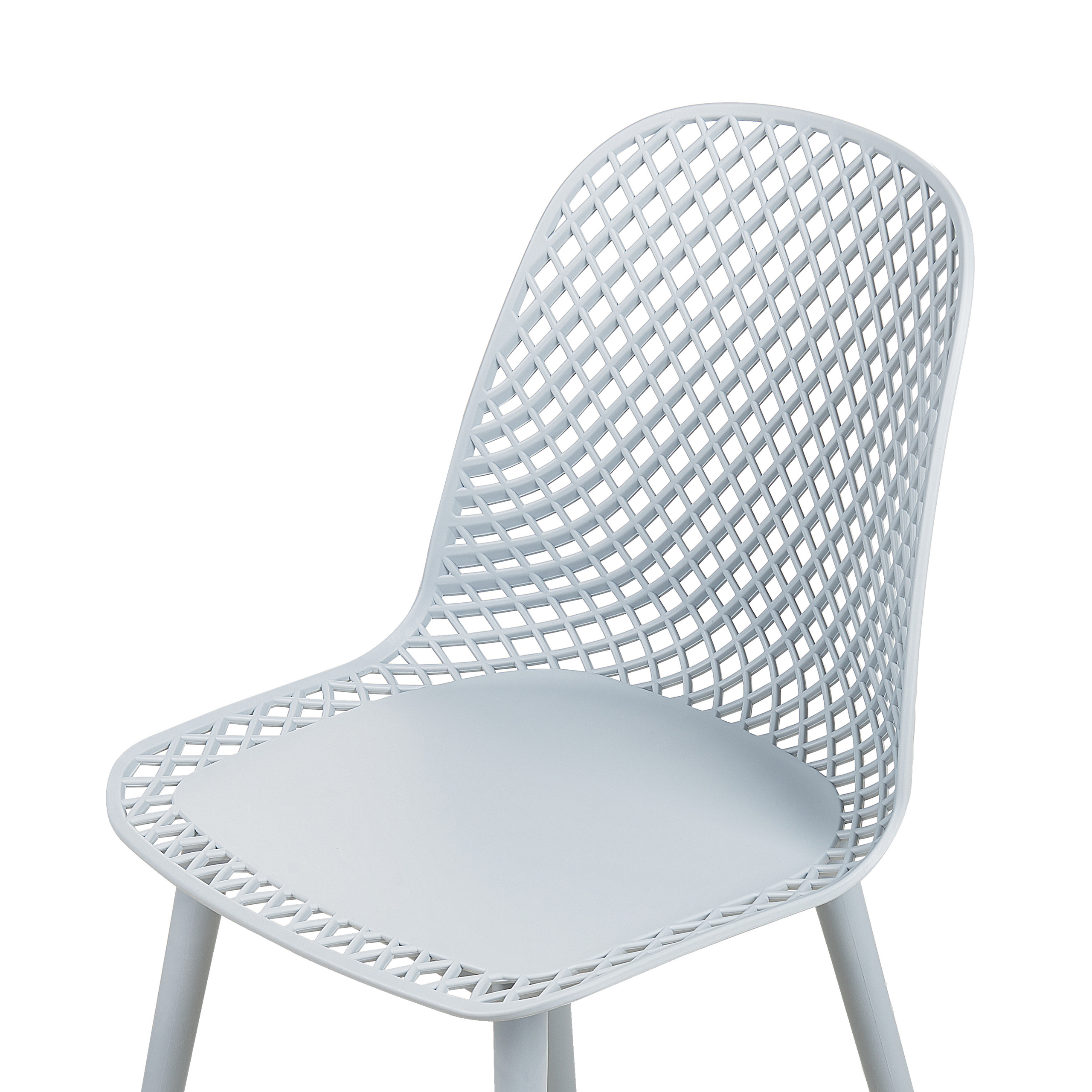 Set of 4 dining chairs EMORY Light Blue [7]