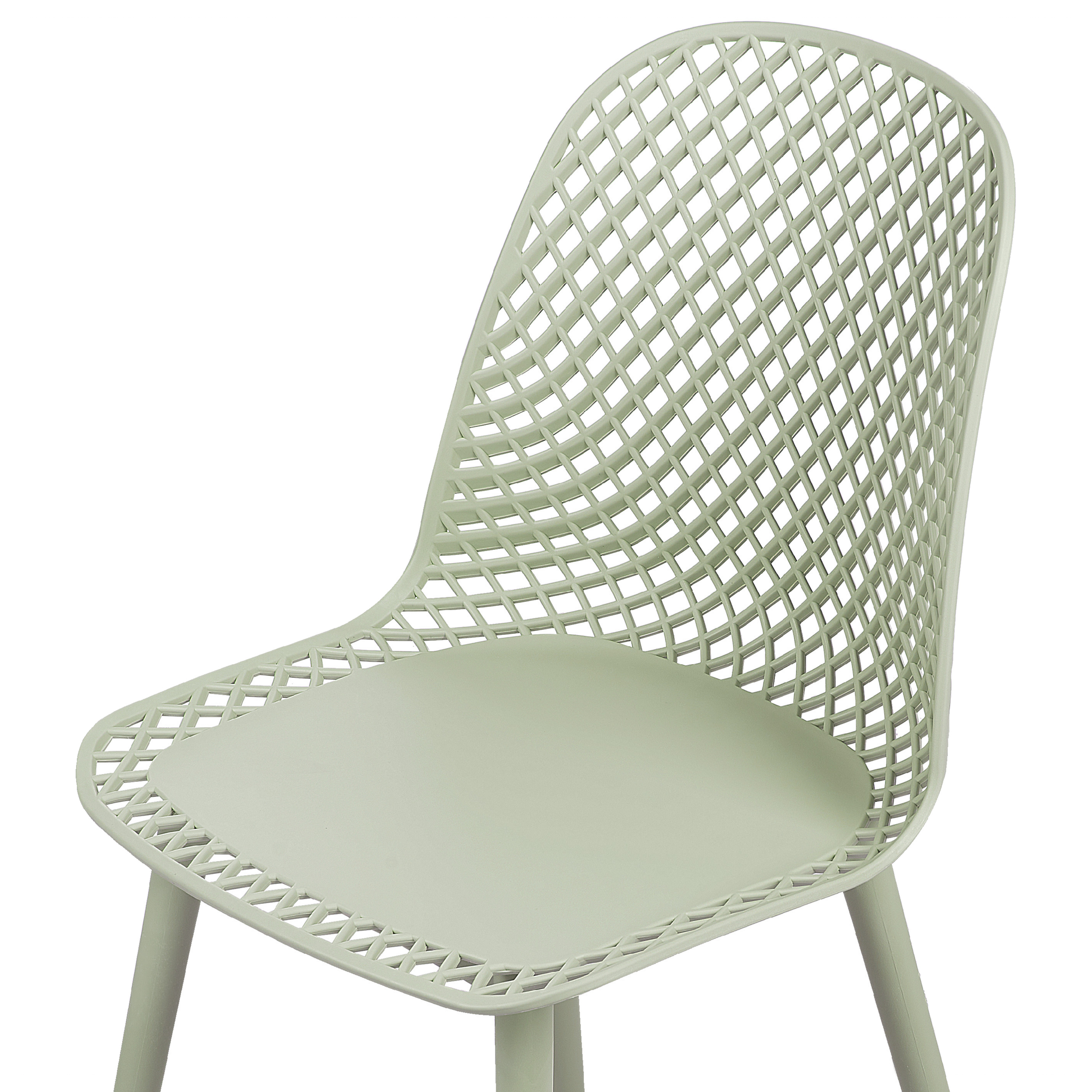 Set de 4 scaune dining EMORY Verde deschis [7]