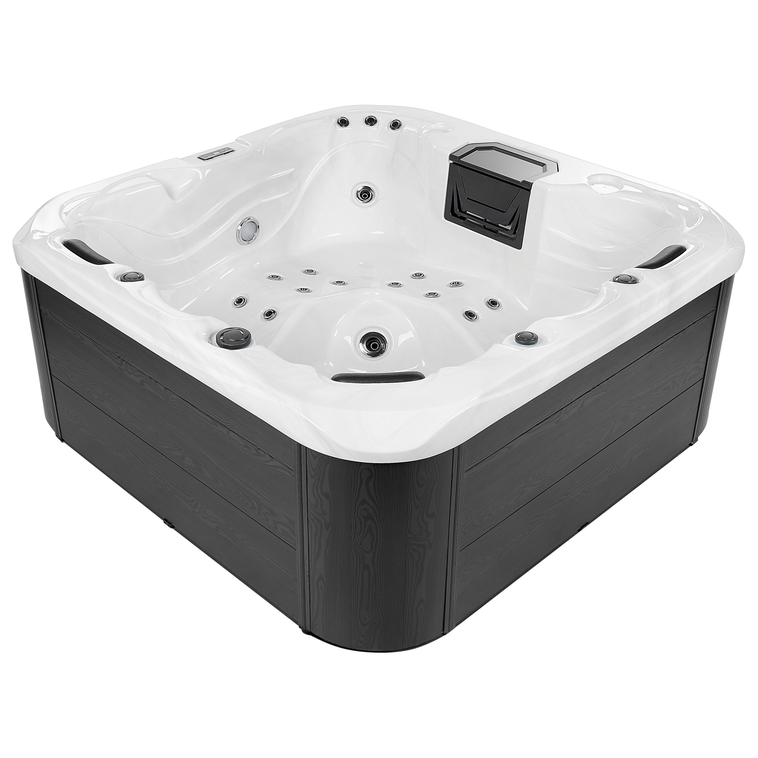 Outdoor jacuzzi with LED LASTARRIA White [6]