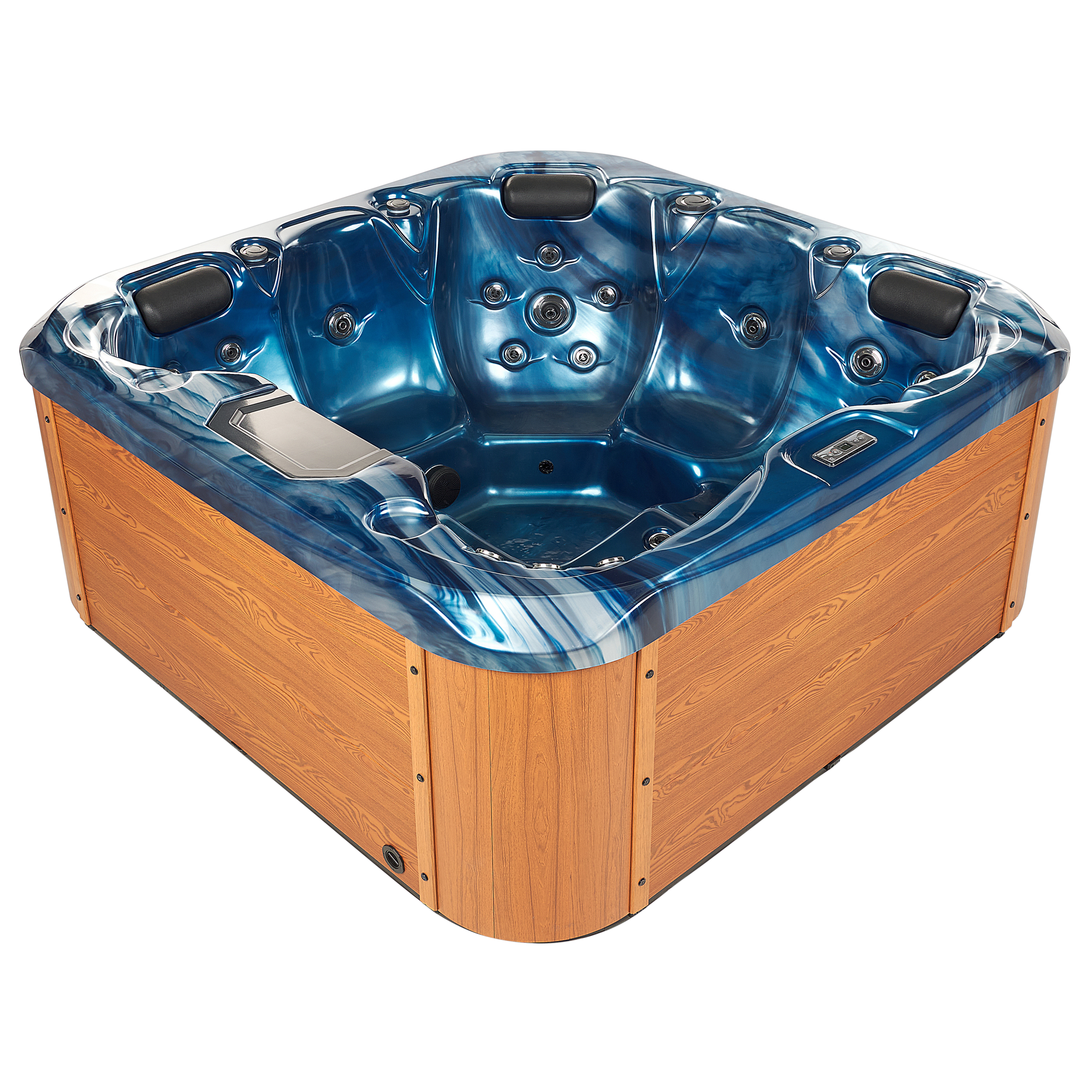 Jacuzzi exterior cu LED LASTARRIA Albastru [5]