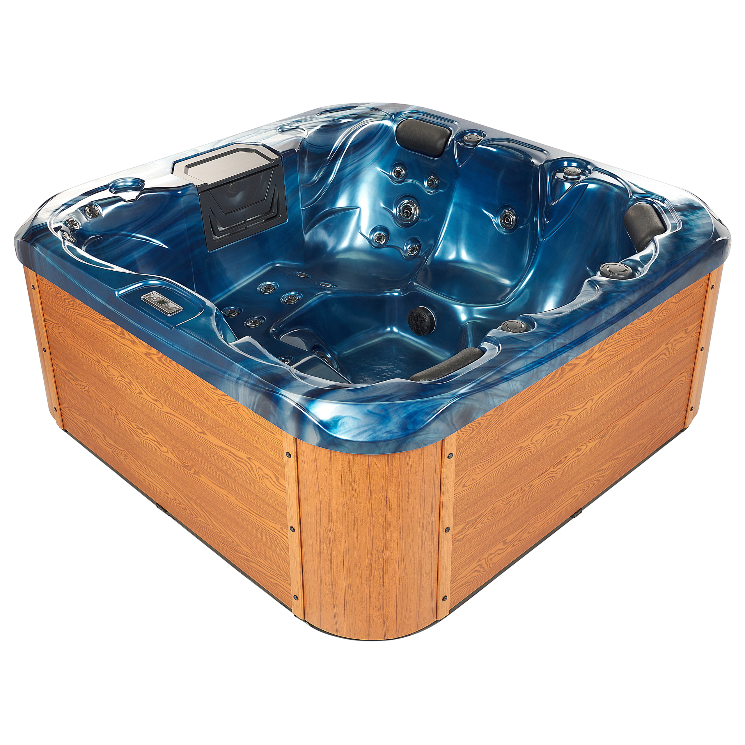 Jacuzzi exterior cu LED LASTARRIA Albastru [6]