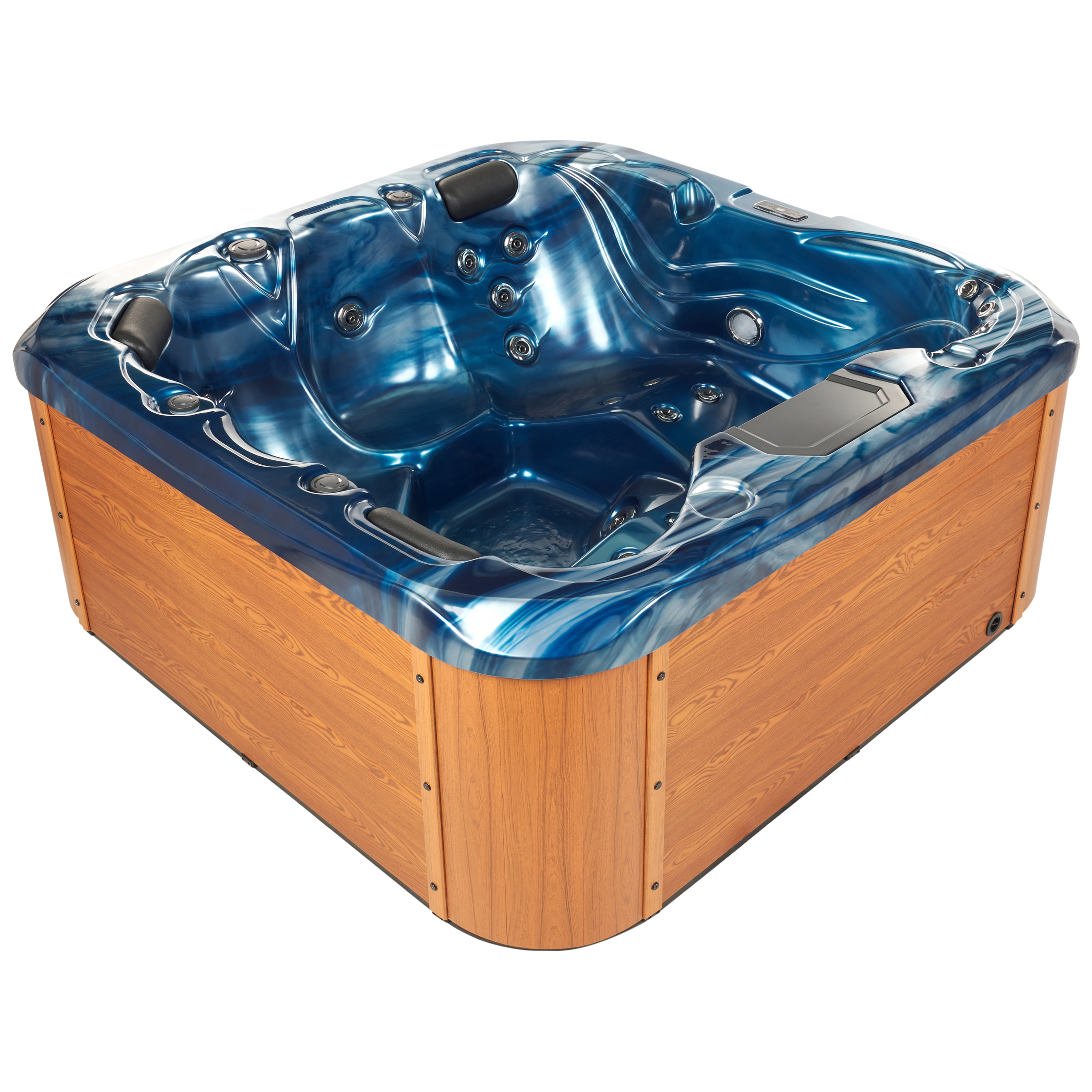 Jacuzzi exterior cu LED LASTARRIA Albastru [7]